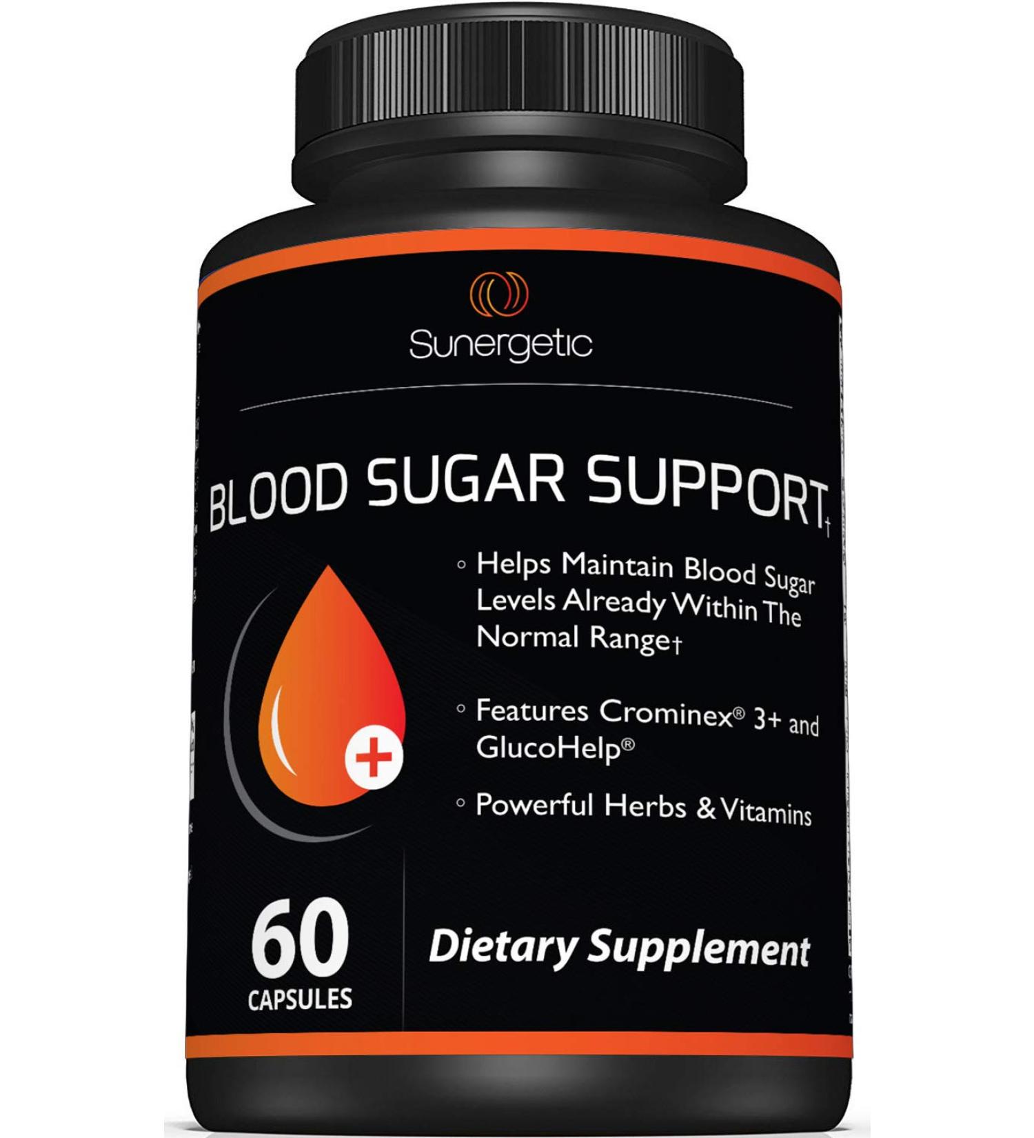 Premium Blood Sugar Support Supplement Supports Healthy Blood Sugar Levels Already Within Normal Range Includes Bitter Melon Extract Vanadium Chromium Cinnamon & Alpha Lipoic Acid-60 Capsules - Buy Online on GoSupps.com