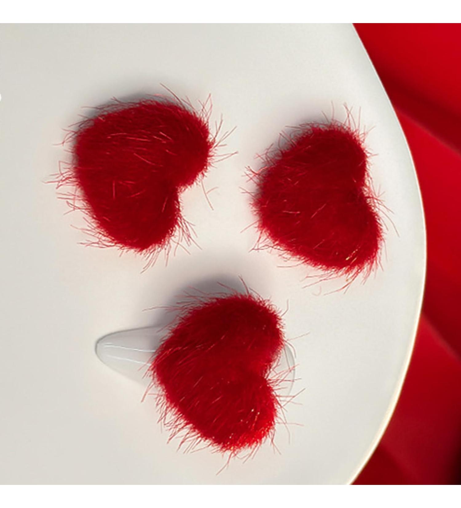 Love New Year Nail Crystal Heart Nail Art Plush Heart Nail Art Decoration DIY Nail Supplies For Girl Crystal Heart Nail Art Love Nail Plush Heart Nail Art Decor - Buy Online on GoSupps.com