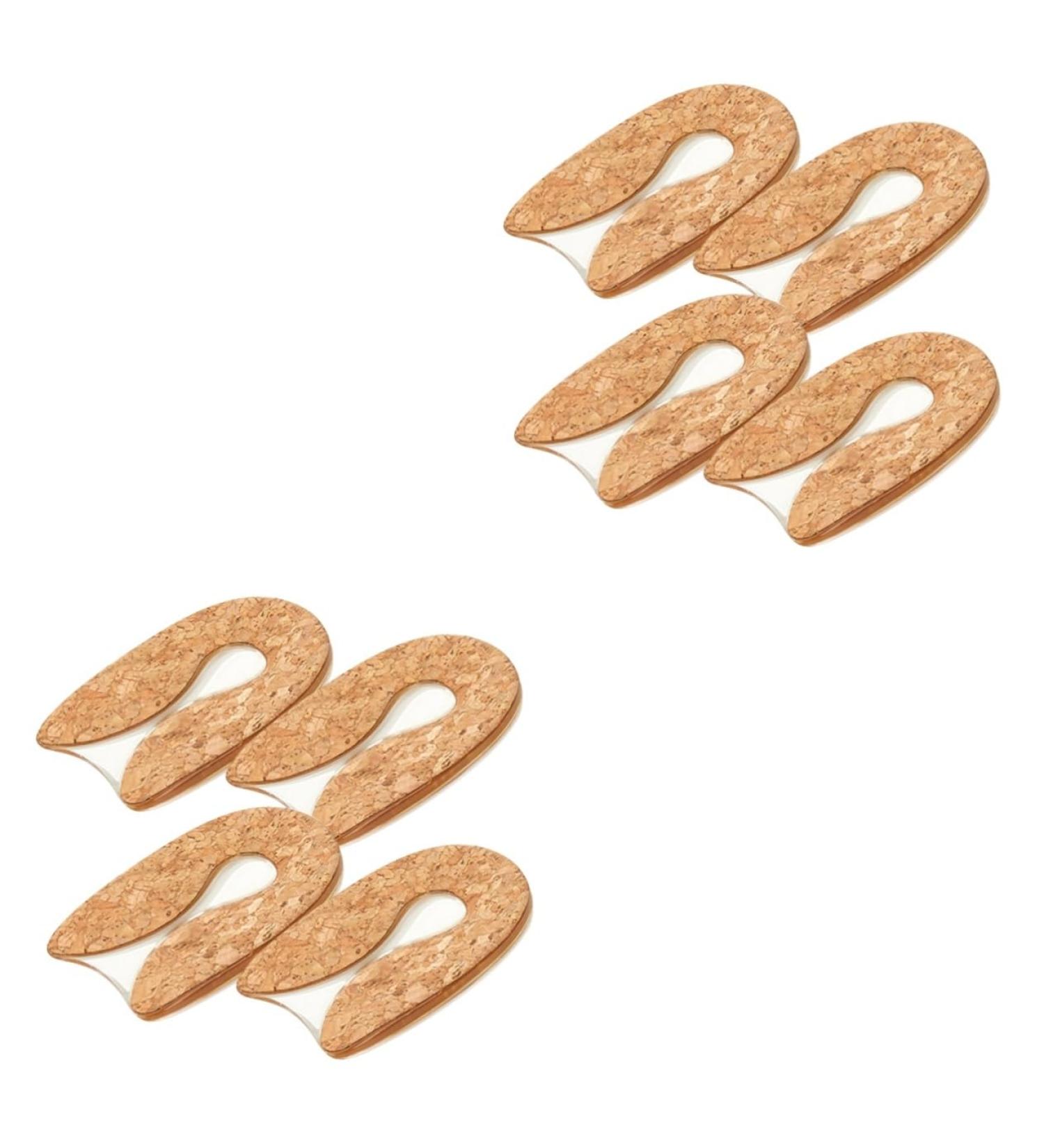 Healvian 4 Pairs Transparent Heel Pad Insoles for Women & Men - Silicone Plantar Heel Cups for Overpronation & Comfort - Half Shoe Accessories - Buy Online on GoSupps.com