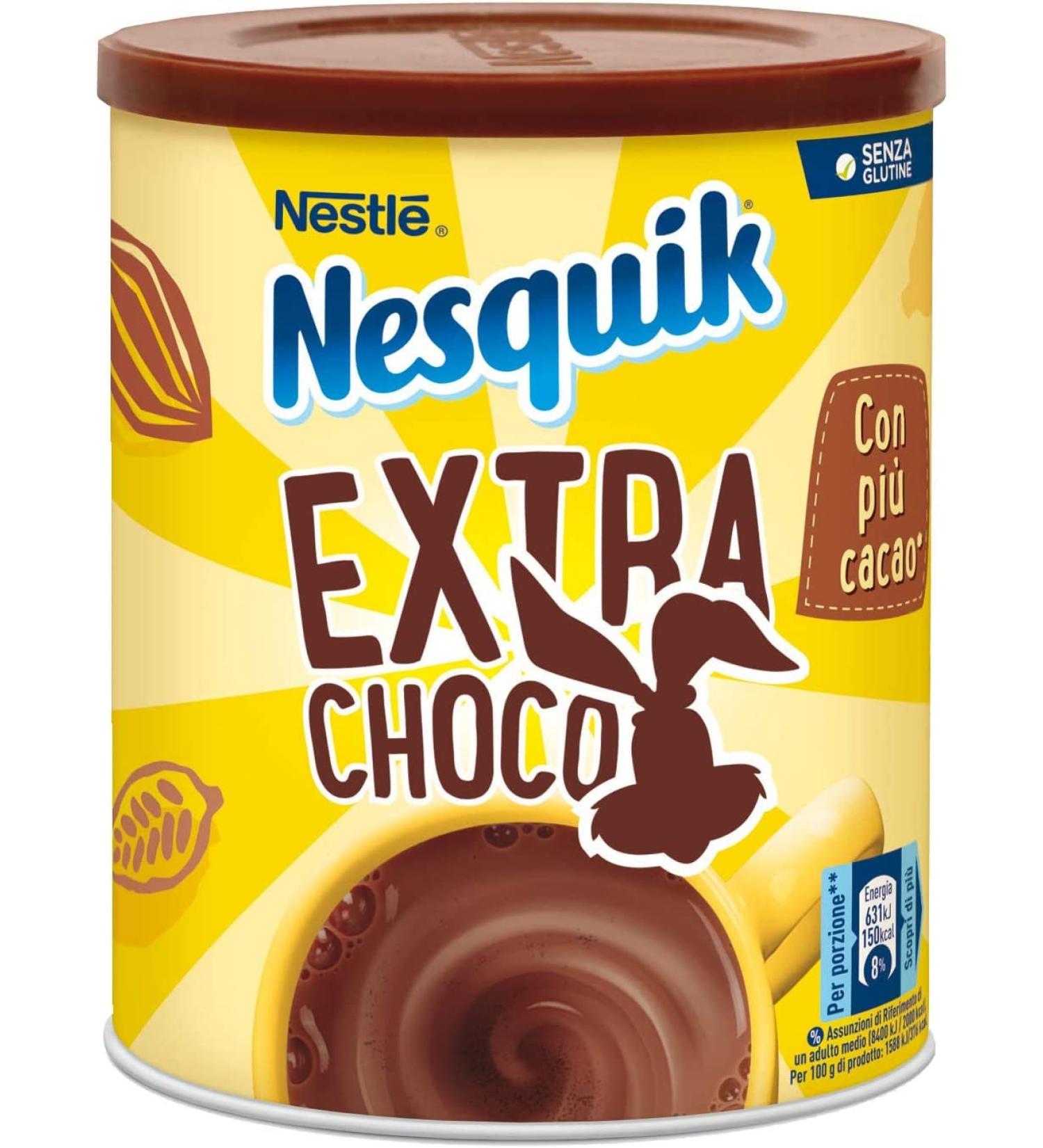 3 x Nesquik Extra Choco Cioccolato Soluble soluble milk chocolate 390g - Buy Online on GoSupps.com