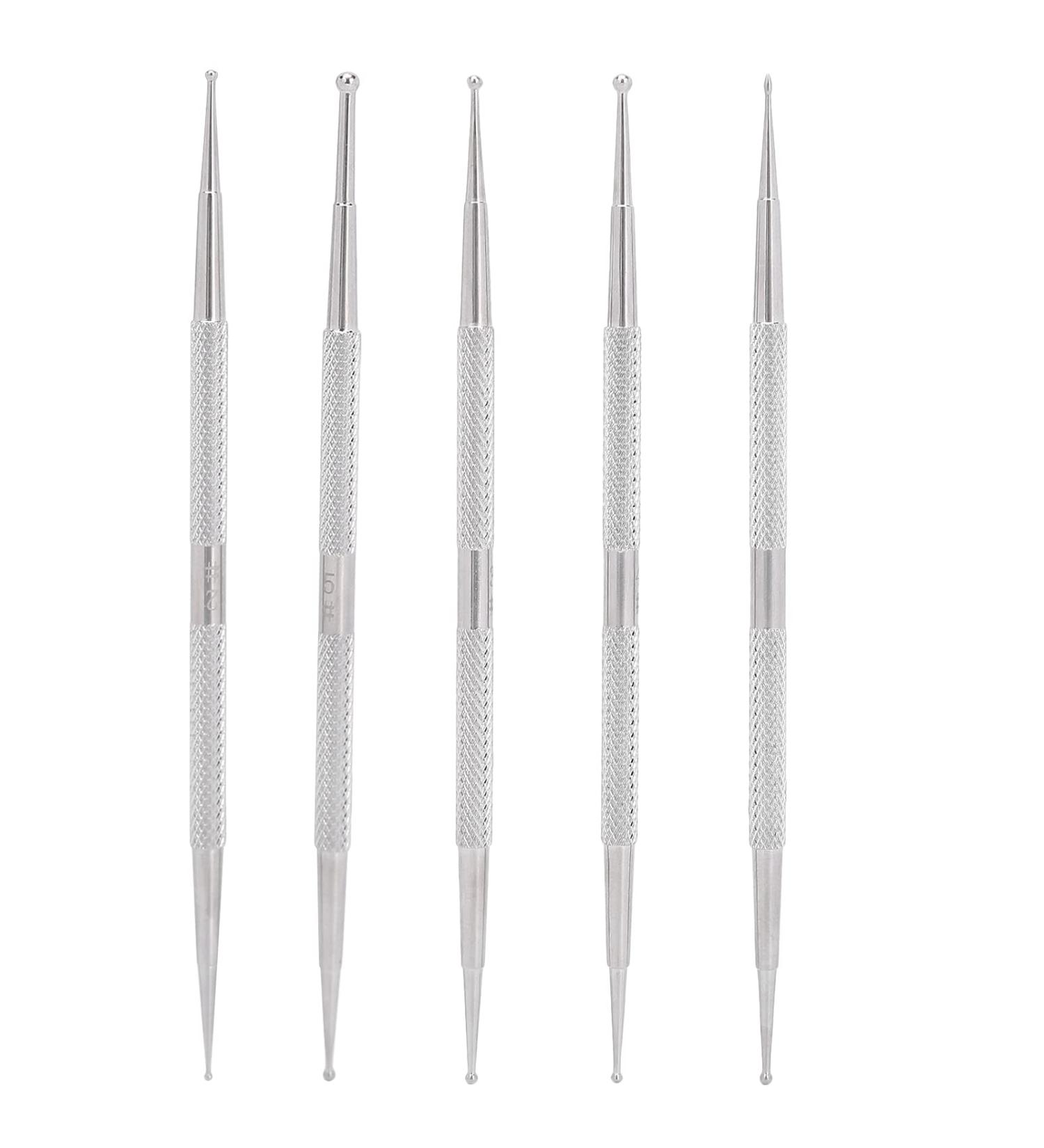 Manicure Dotting Pen Stainless Steel Nail Painting Pen Making Nail Art Decoration for Home DIY Nail Art for Nail Salons for Nail Artists - Buy Online on GoSupps.com