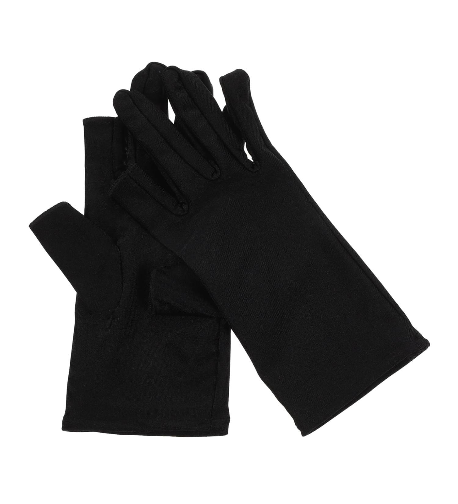FOMIYES 1 Pair Ladies Sun Protection Gloves Fingerless Gloves Fishing Glove UV Nail Gloves Manicures Gloves Mittens Nail Art Protector UV Hand Gloves Anti-uv Gloves Salon Manicure Gloves 21x7.5x0.8cm - Buy Online on GoSupps.com