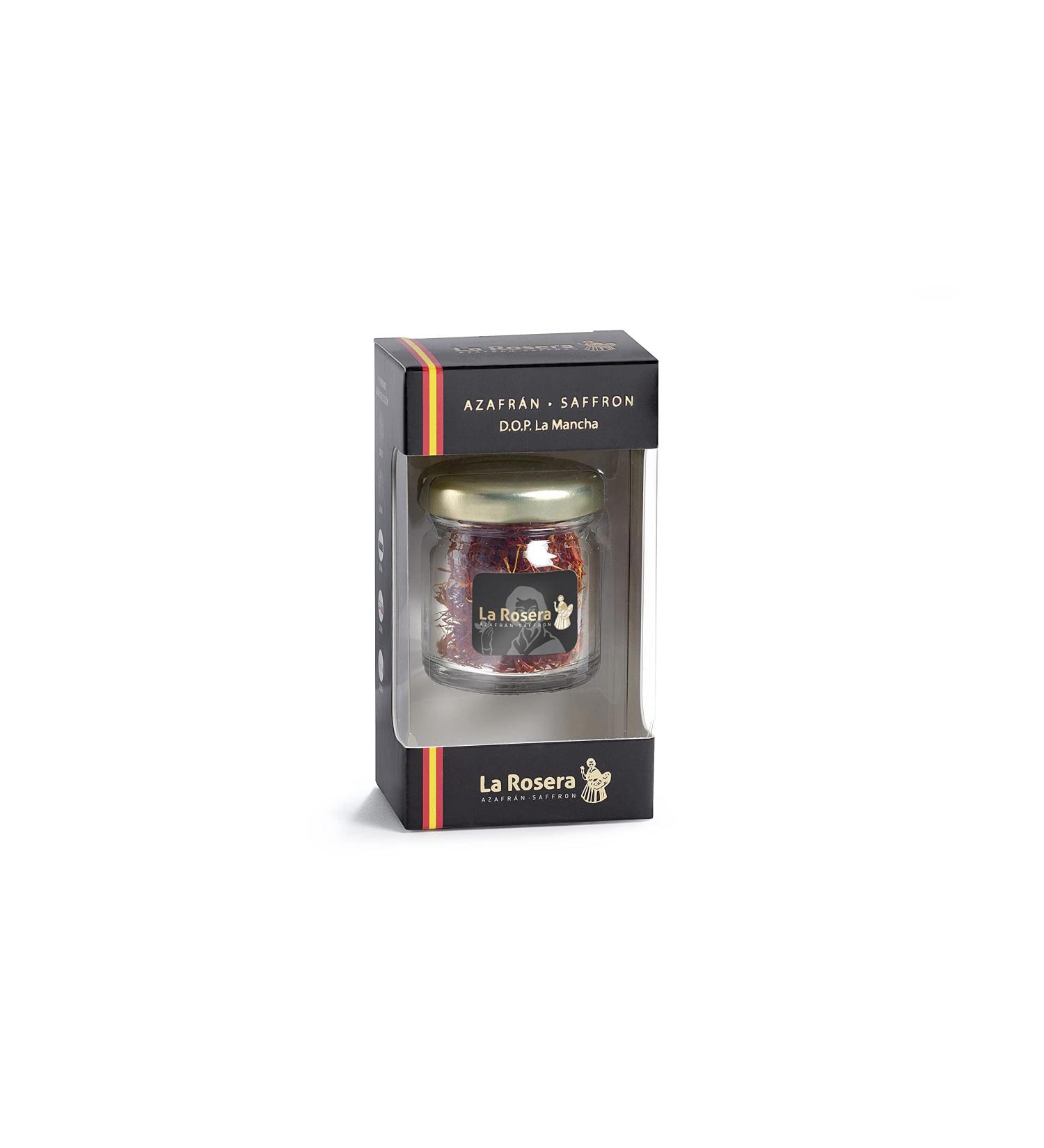 Spanish Premium Organic Saffron - D.O.P. Azafran de la Mancha - 1g Glass - 100% Pure Saffron Grade A+ - Buy Online on GoSupps.com