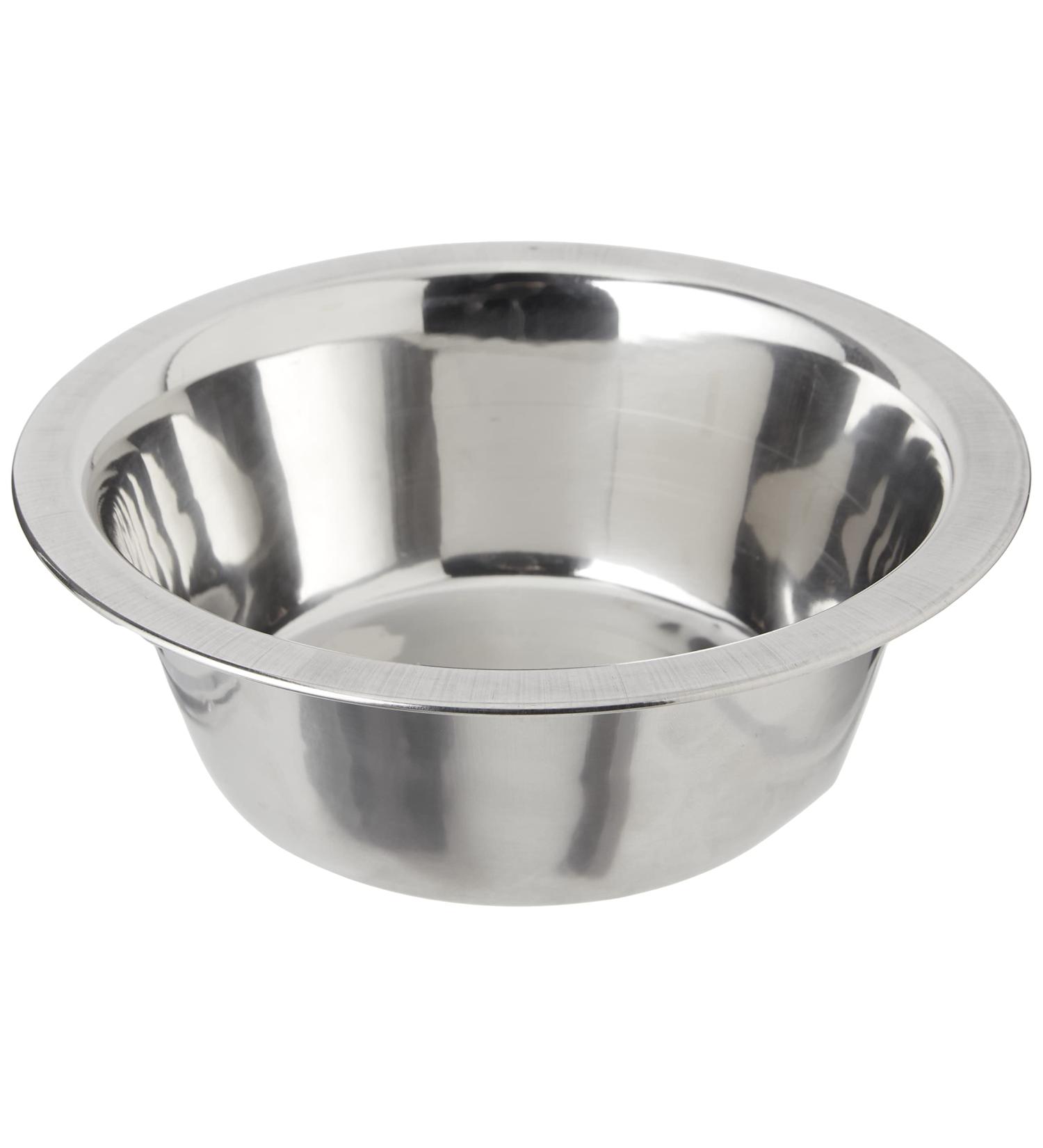 Rosewood Deluxe Stainless Steel Dog Bowl 6.5-Inch Clear - Buy Online on GoSupps.com