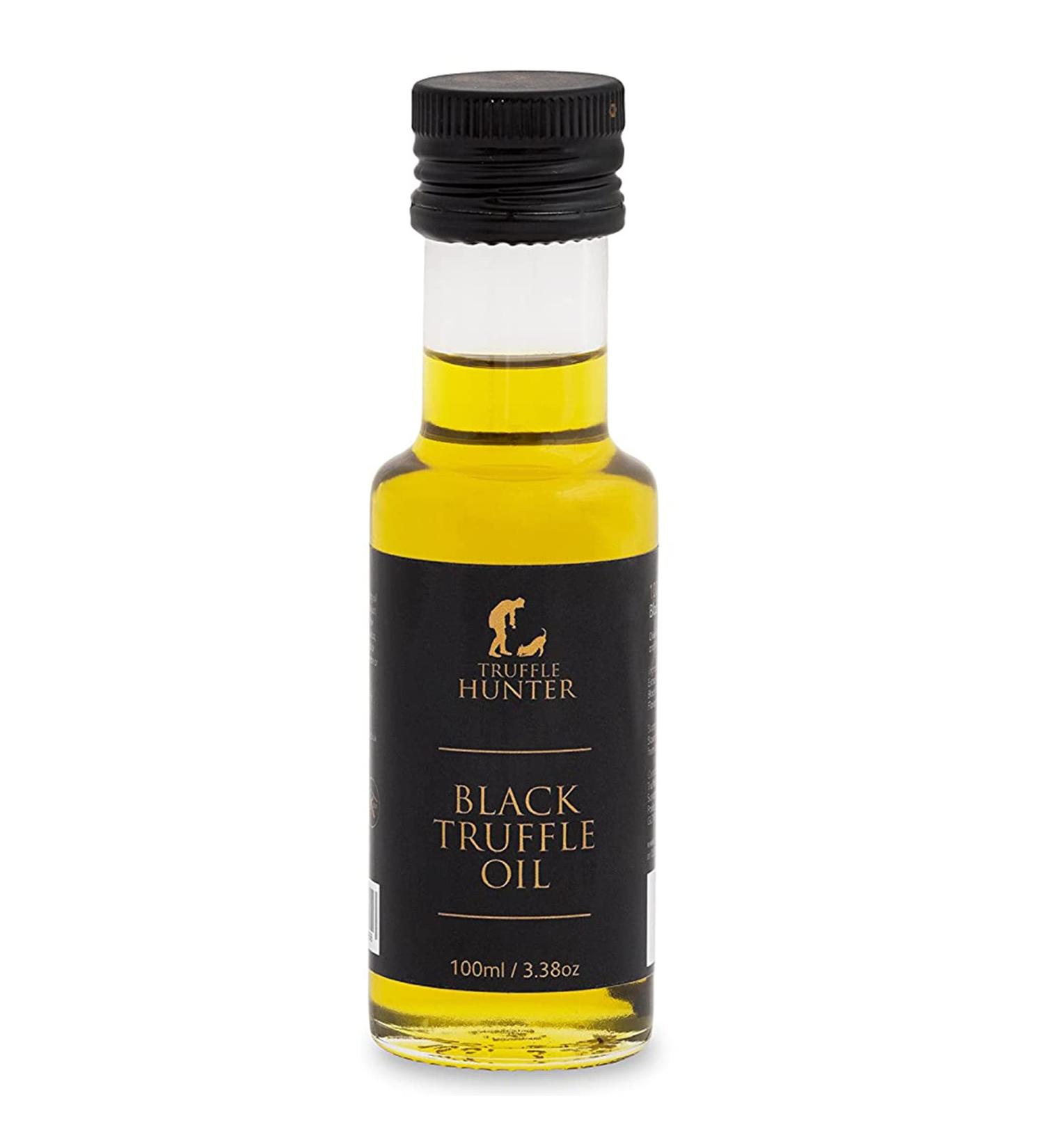 TruffleHunter Black Truffle Oil - 100ml Extra Virgin Olive Oil for Cooking & Seasoning - Buy Online on GoSupps.com
