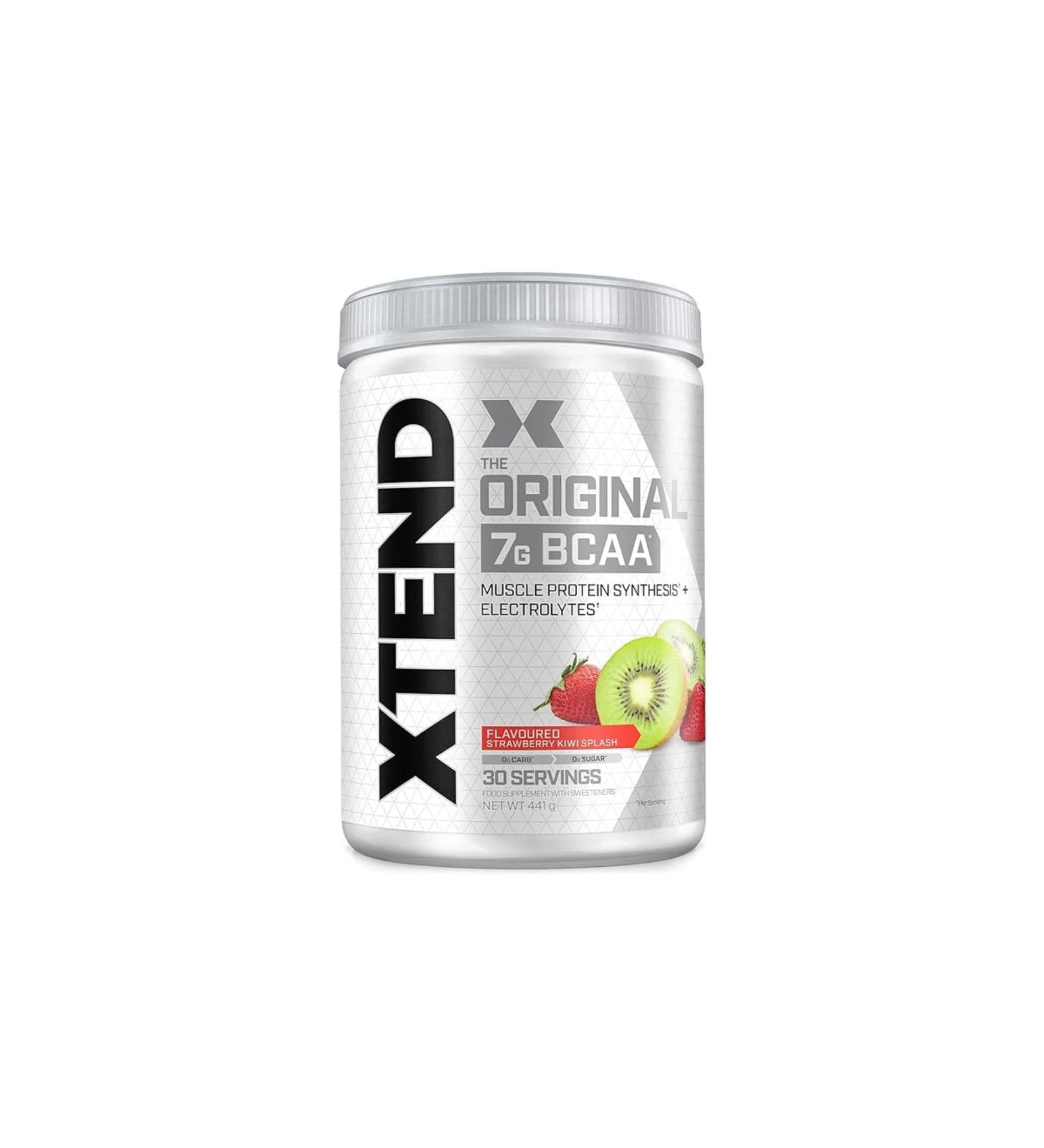 XTEND Original BCAAs Powder - Blood Orange | Food Supplement with Branched Amino Acids | 7g BCAAs + Electrolytes for Recovery - Buy Online on GoSupps.com