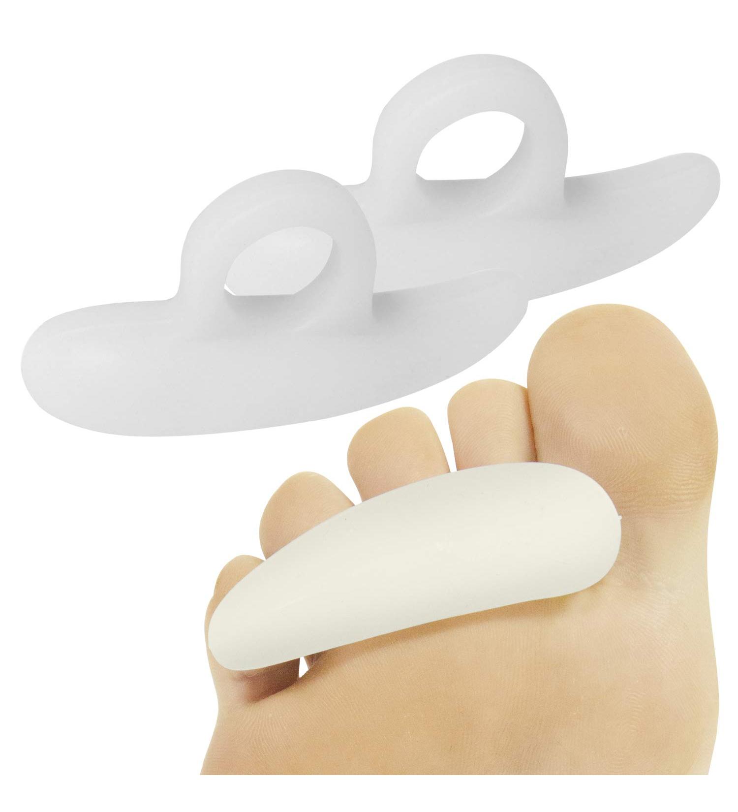 ViveSole Toe Separator For Bunion - Hammer Toe Straightener Pads (Pair) -Corrector for Curled  Crooked  Curved  Overlapping  Clubbed  Claw  Mallet Curling Relief-Right & Left Gel Support Crest Cushion - Buy Online on GoSupps.com