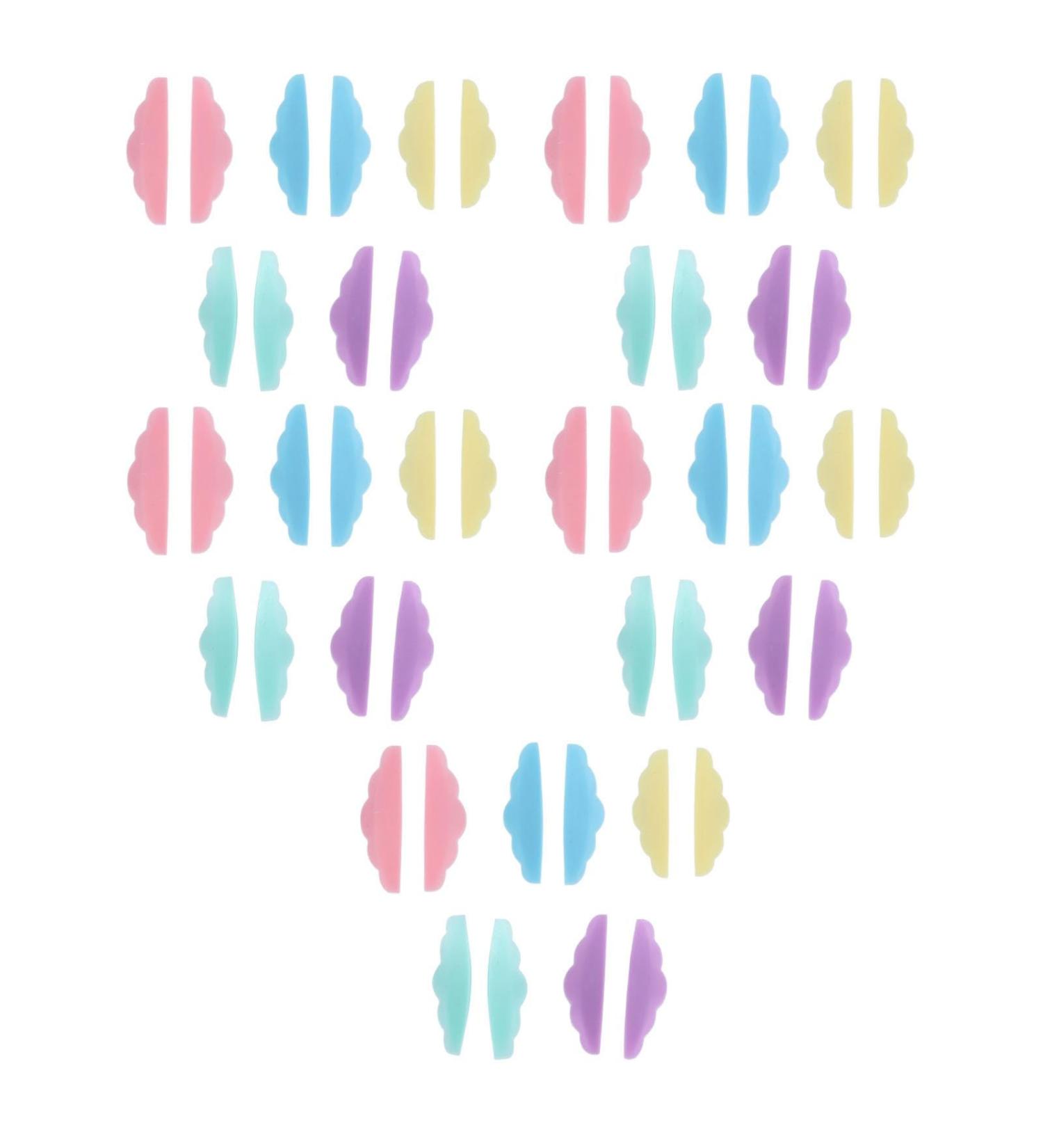 25 Silicone Eyelash Curler Pads - Reusable Skin-Friendly Lash Lift Tools | 5 Sizes for Perfect Eyelash Perming & Grafting - Buy Online on GoSupps.com