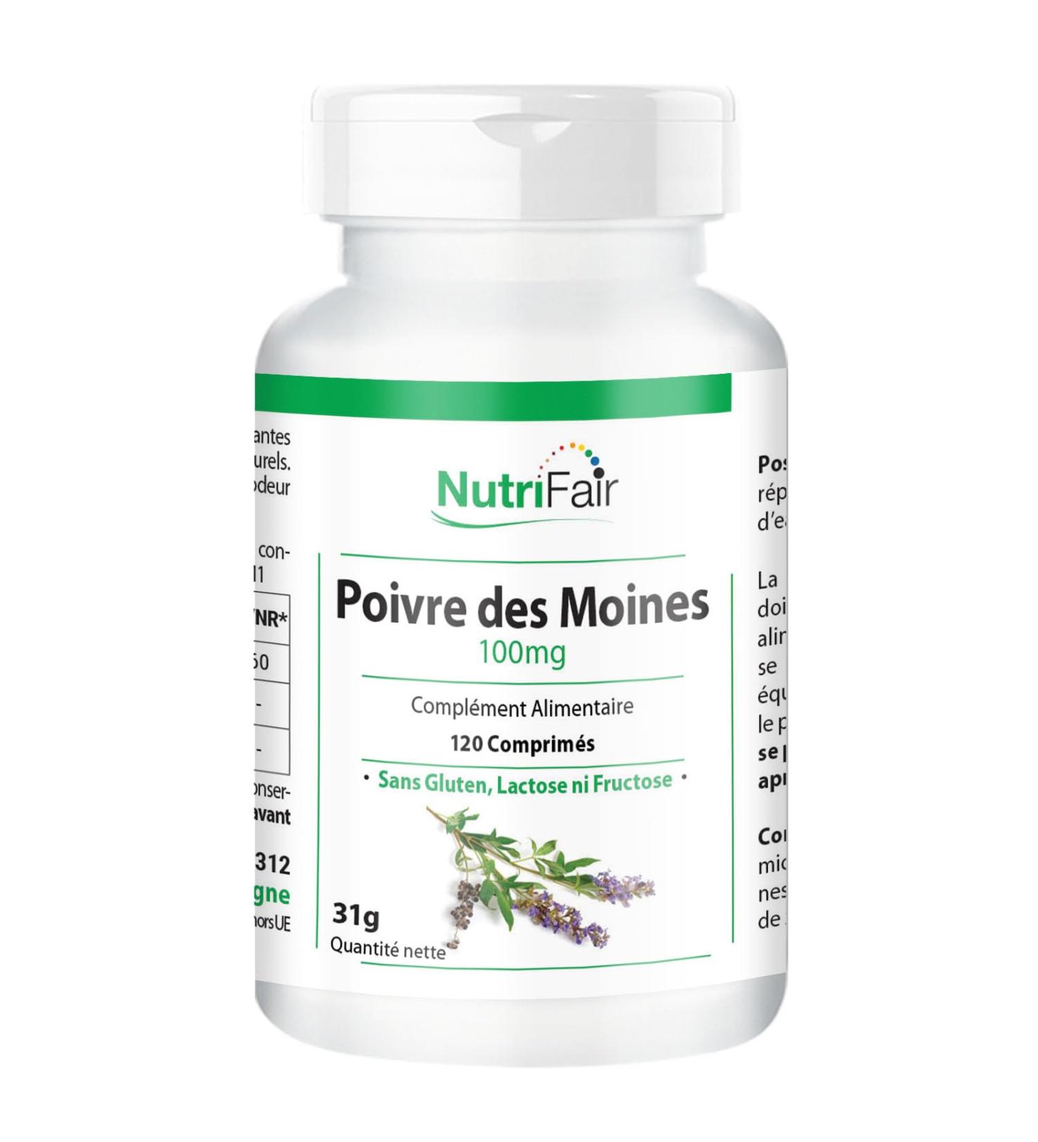 Monk pepper 100mg - Chattilier & Zinc - 120 tablets - High dosed - 100% vegan - German production & laboratory tests - NutriFair | Premium & Fair - Buy Online on GoSupps.com