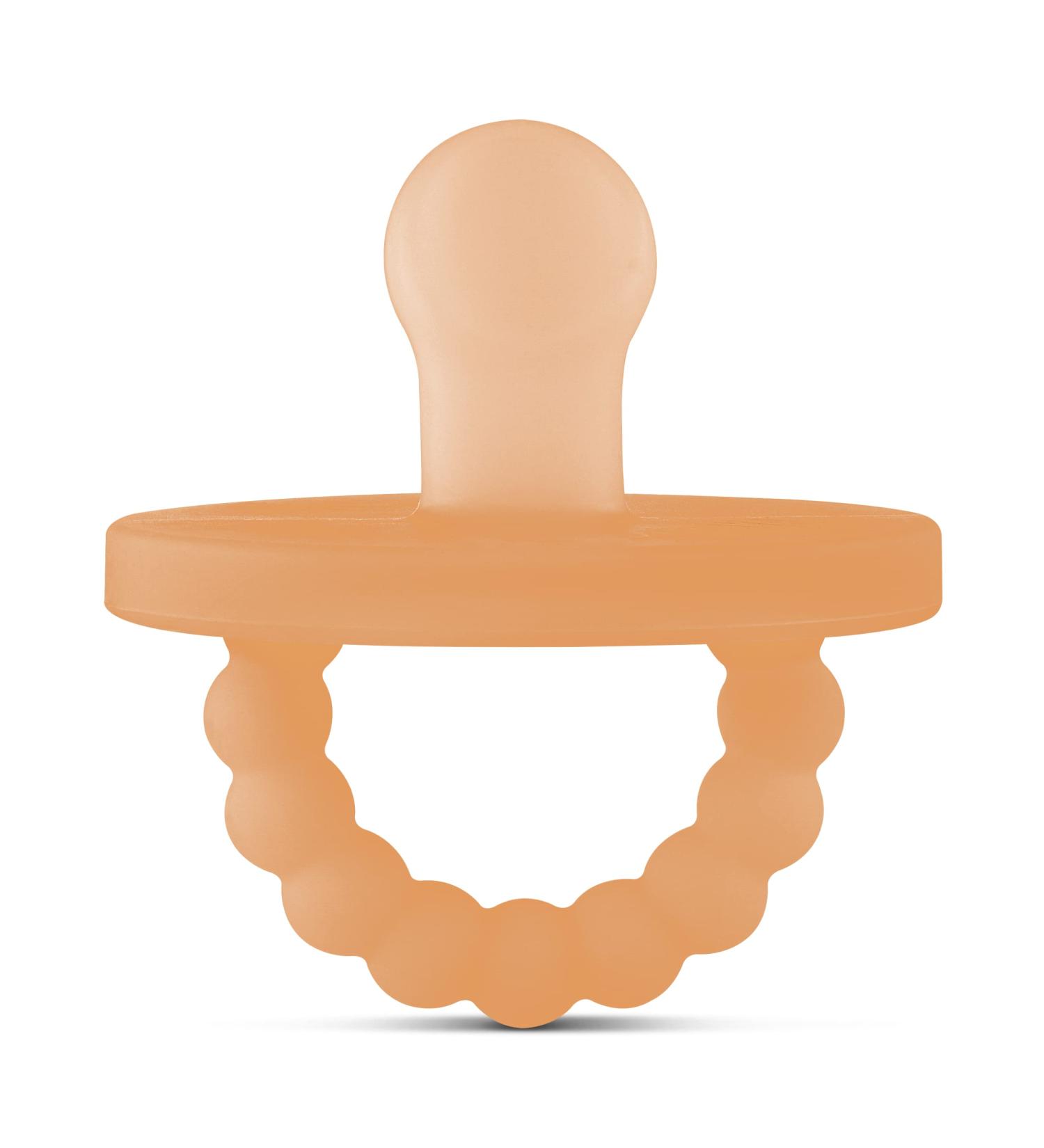 Ryan & Rose Cutie PAT Pacifier Teether - Slant Clear Rubber | Best Teething Solution - Buy Online on GoSupps.com
