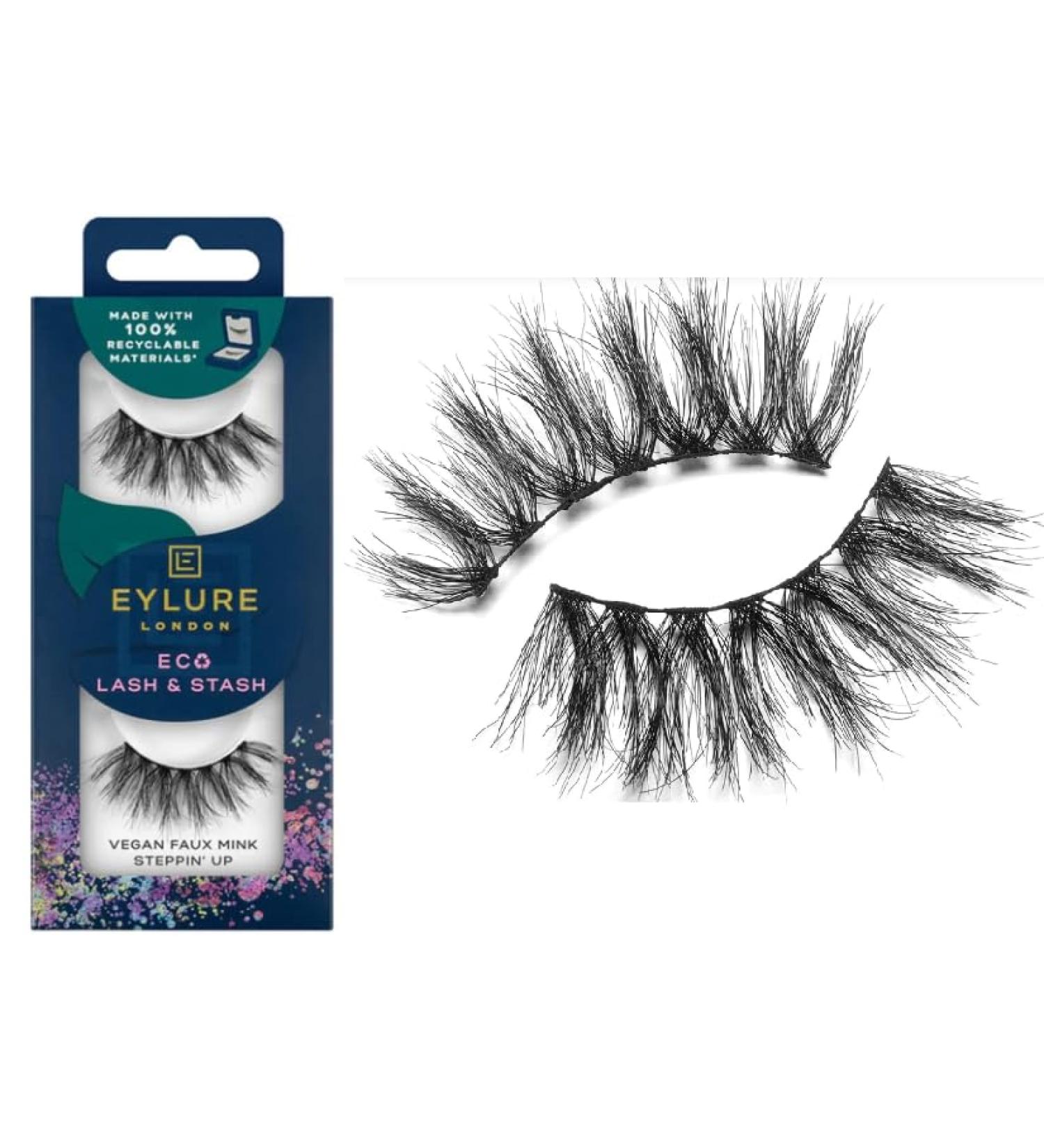 Eylure- Eco Lash & Stash Vegan Faux Mink False Eyelashes- Steppin' Up