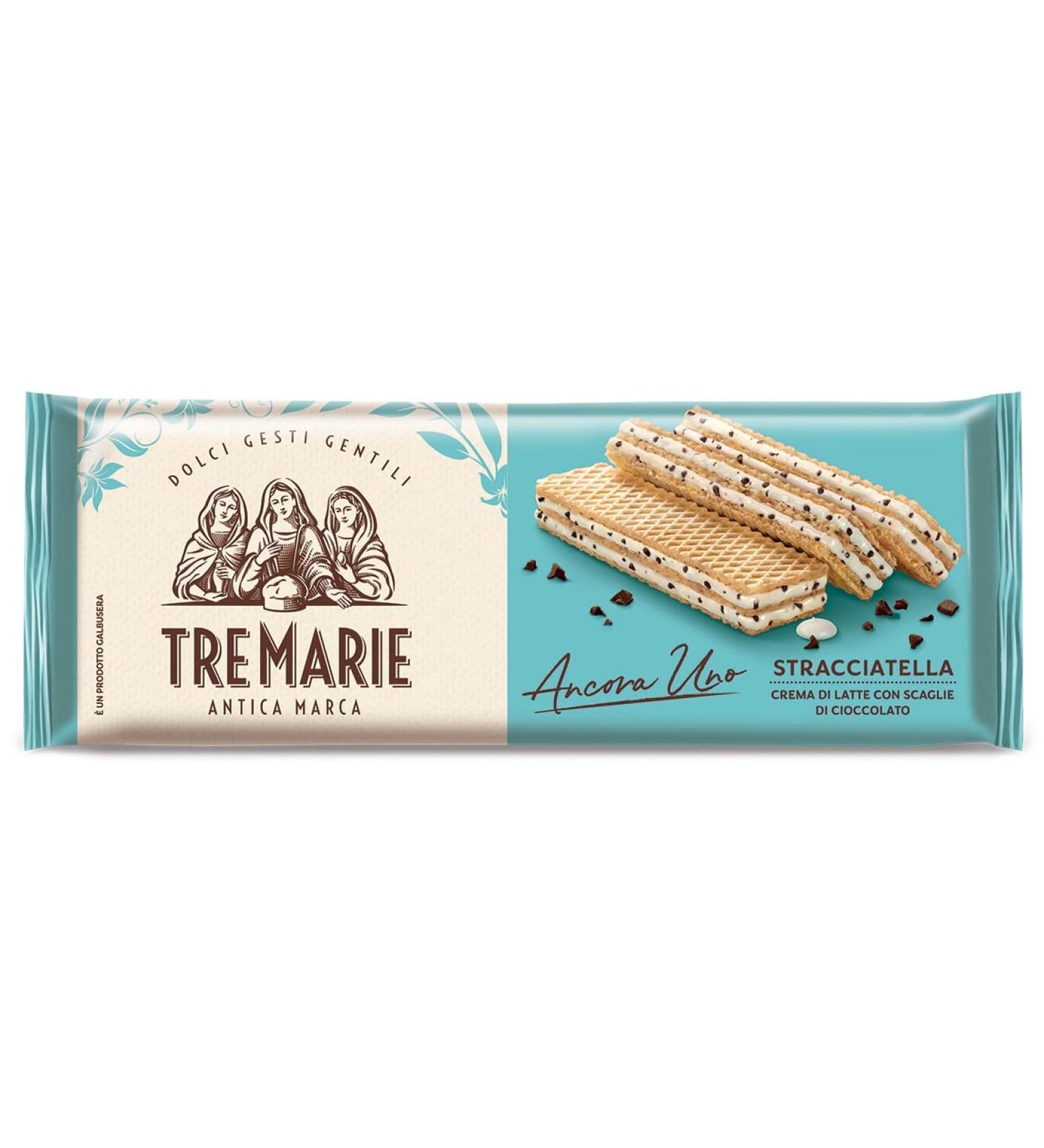 TRE MARIE Straciatella Wafers Cookies and Cream 140 Grams - Buy Online on GoSupps.com