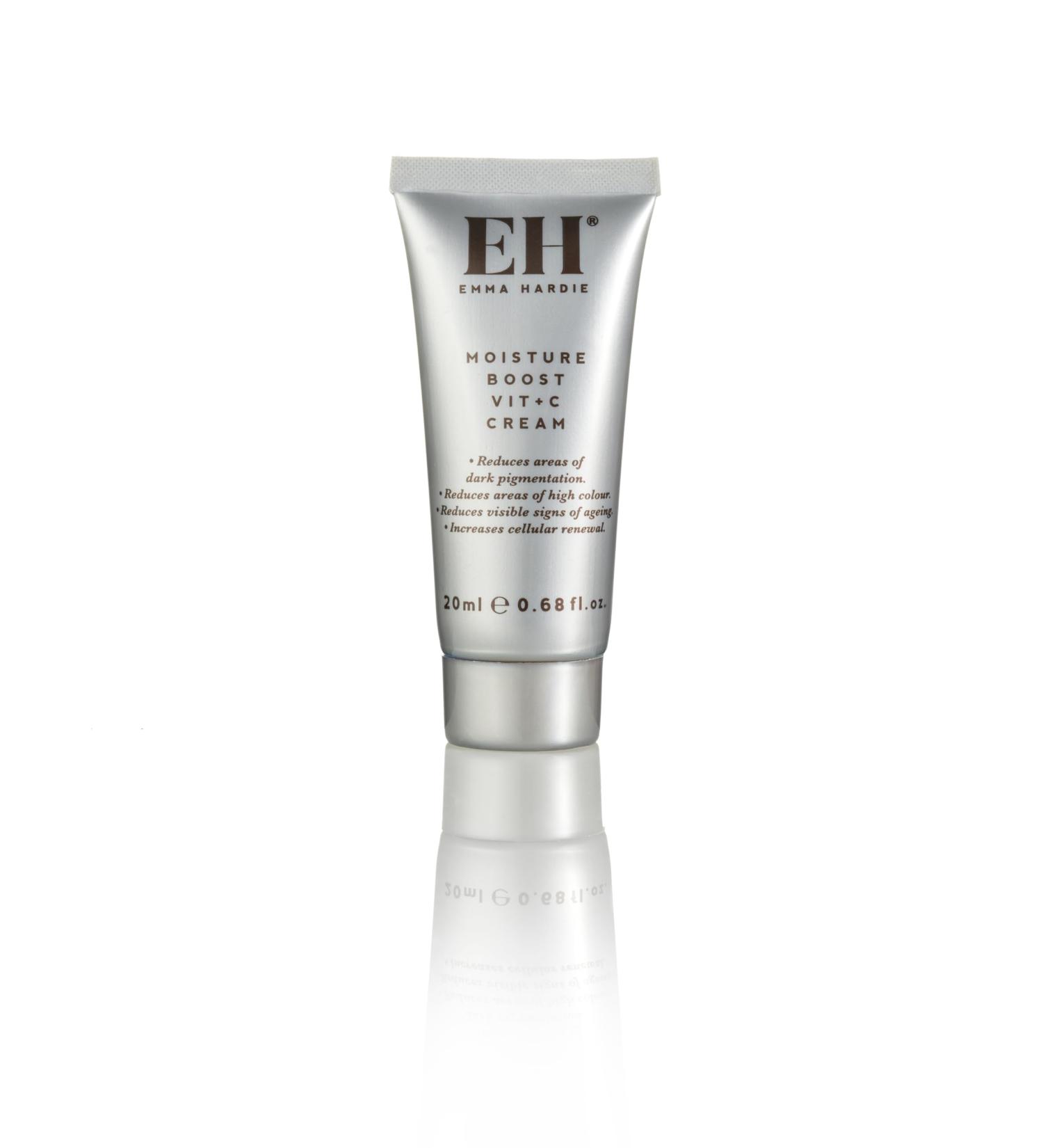 Emma Hardie 20ml Moisture Boost Face Cream with Antioxidant Vitamin C Complex Protection Reduces Dark Spots Hyperpigmentation & UV Damage Suitable for Sensitive Skin Vegan & Cruelty Free