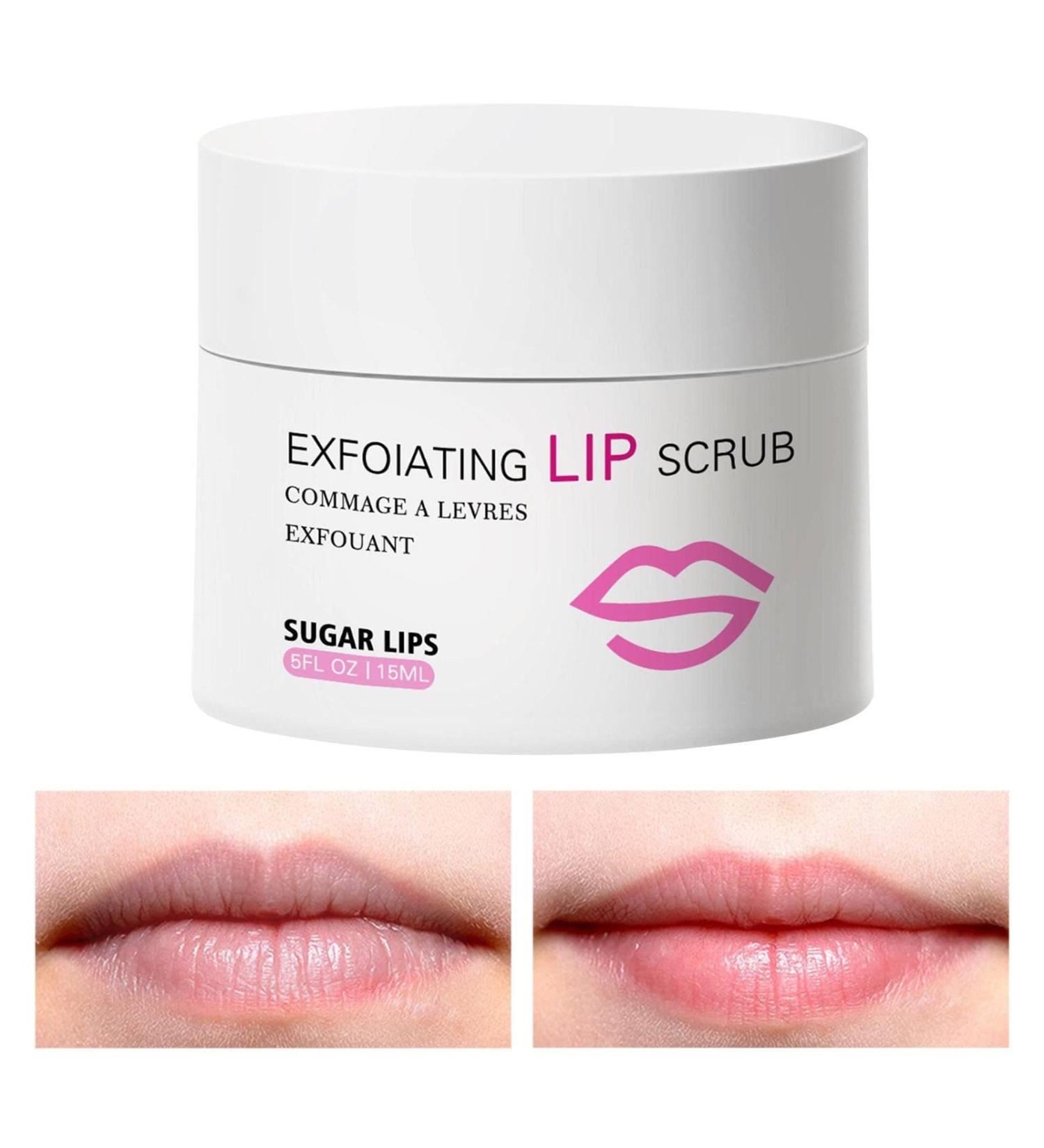  Hongjingda Sugar lip scrub - Natural lip scrub - Moisturizing cream for dry lips - Lip scrub - Moisturizing cream for men and women - Buy Online on GoSupps.com