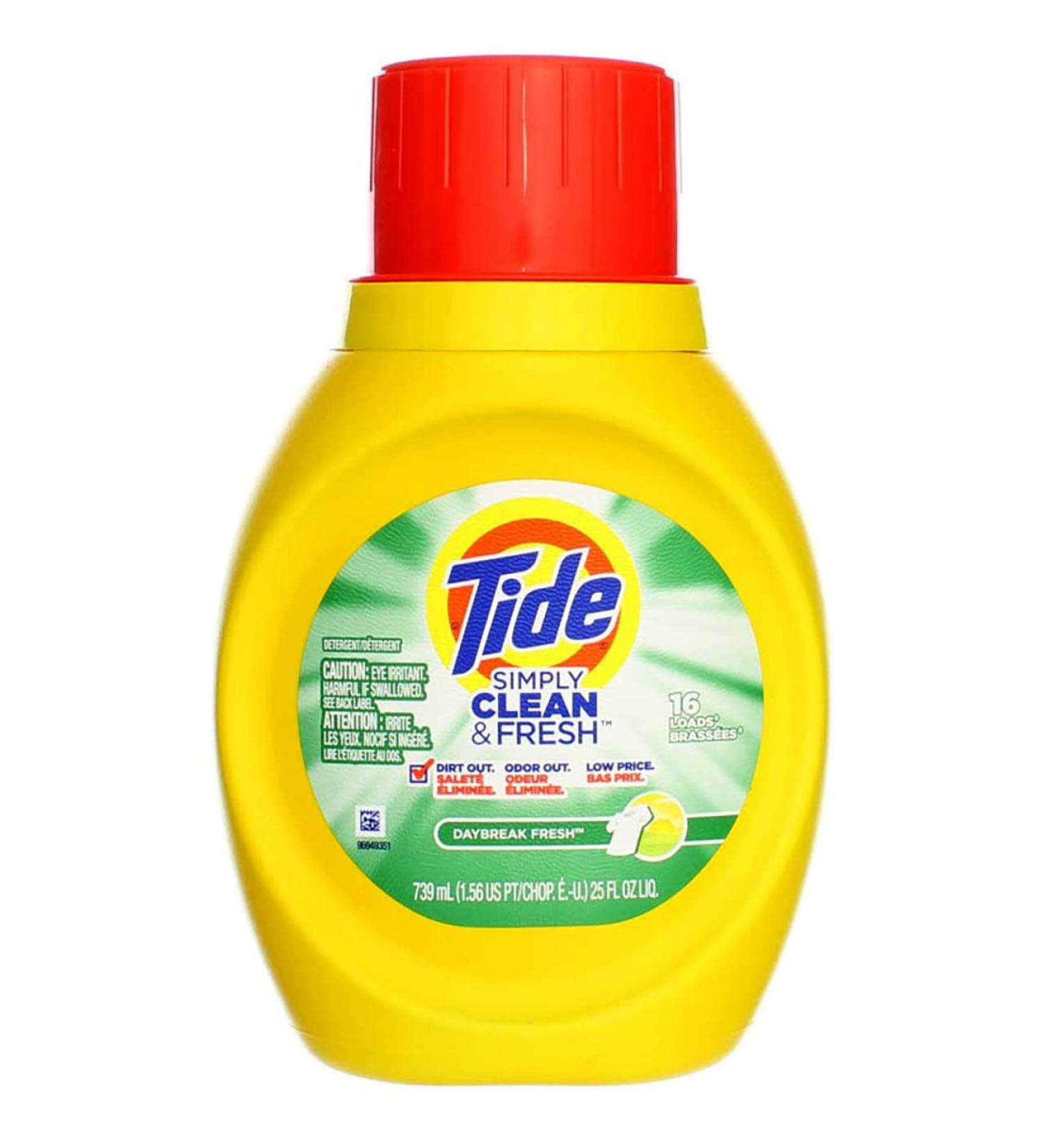 Buy Tide Simply Clean and Fresh Daybreak Fresh Scent Liquid Laundry Detergent - 25 oz (6 Pack) | International Shipping Available - Buy Online on GoSupps.com
