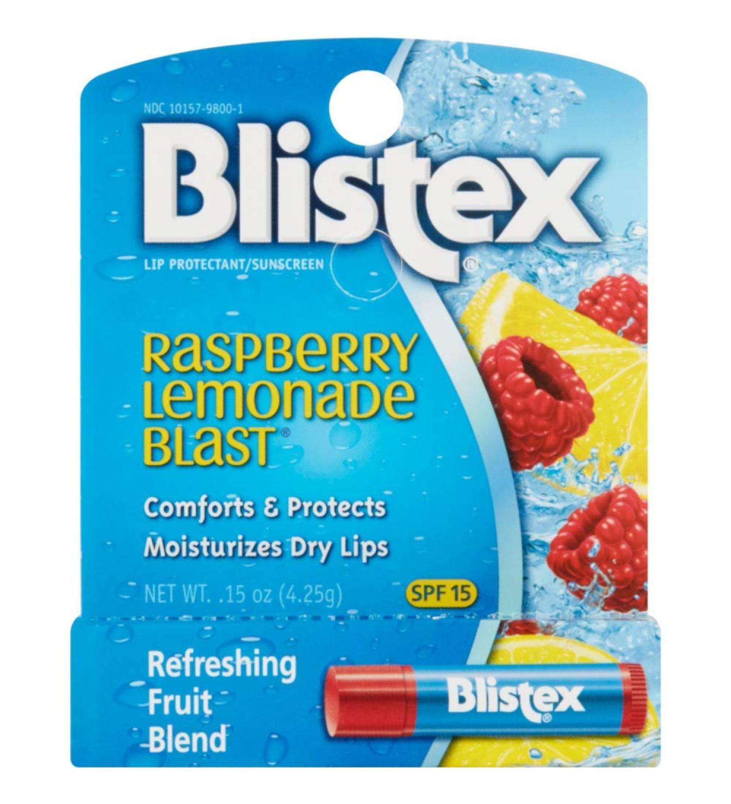 Blistex Raspberry Lemonade Blast Lip Balm 0.15 Ounces each - (Value Pack of 2)