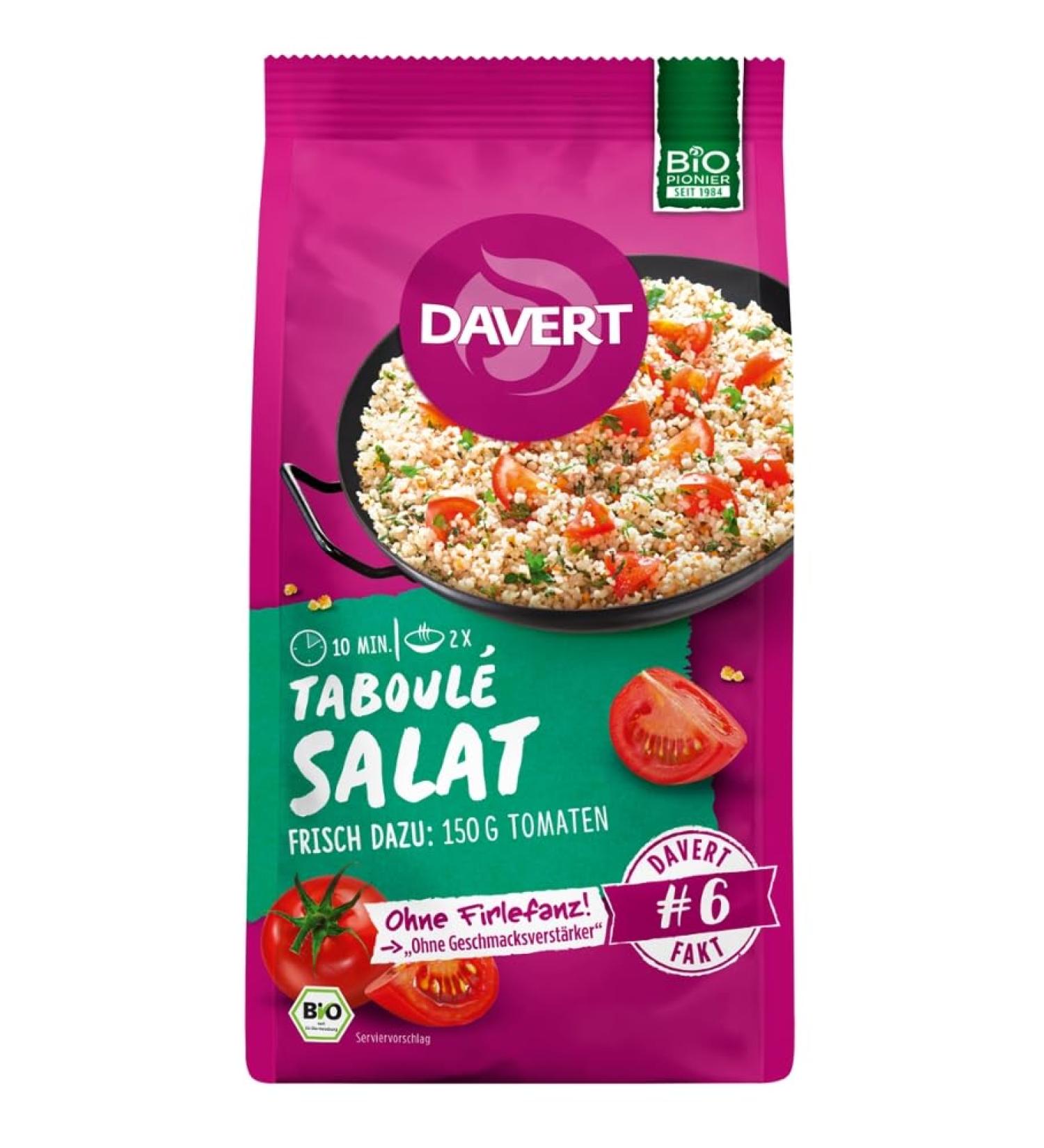 Davert Organic Aromatic Mint Tabbouleh Salad 170g