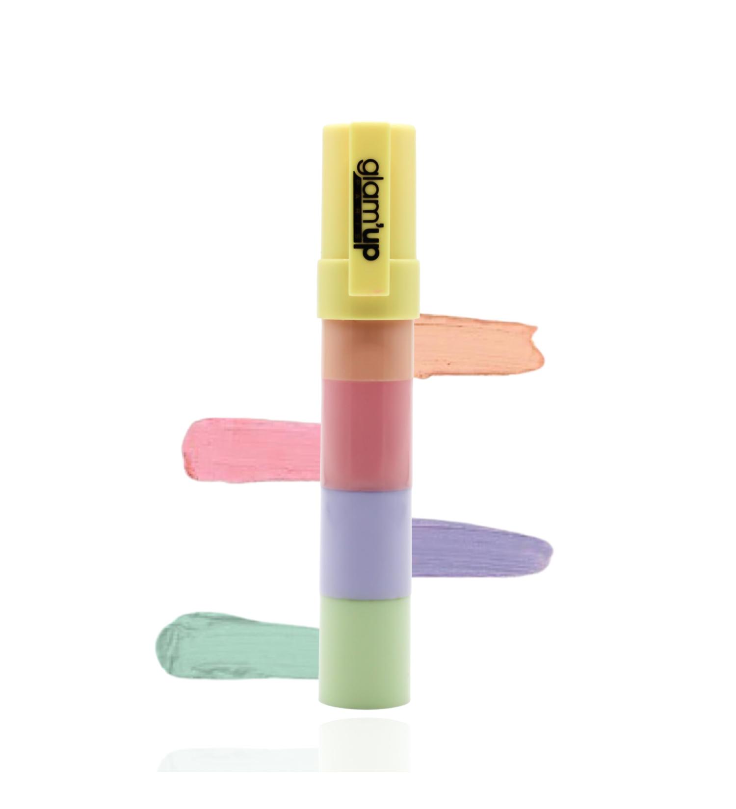  GLAM UP PARIS Glam'Up Paris Concealer 4 Colours Concealer Concealer Concealer Correcting Blemishes (Orange/Pink/Parme/Green) - Buy Online on GoSupps.com