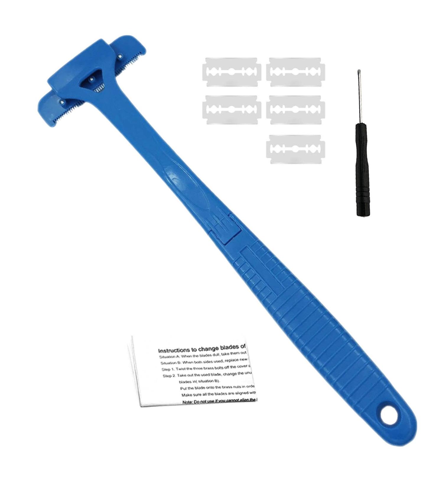 Buy Idezek Back Hair Cutter for Men | Foldable Razor with Extra Long Handle | Quick & Easy Body Hair Removal Tools - Best Grooming Solution - Buy Online on GoSupps.com