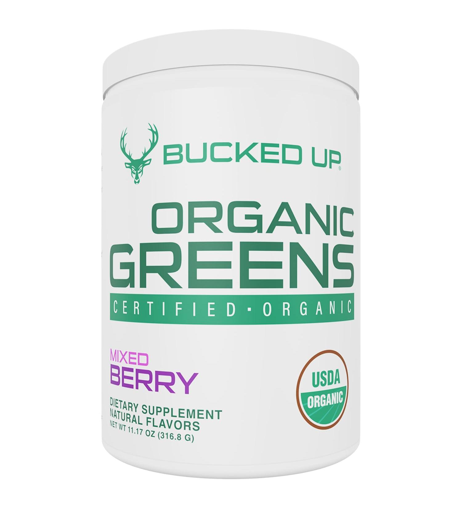 Greens Superfood Powder Mixed Berry | 8 Most Essential Mixed Greens | Certified 100% Organic | Chlorella Spinach Kale Spirulina Alfalfa Broccoli Wheat Grass & Barley Grass | 30 SERV | 11.17 OZ - Buy Online on GoSupps.com