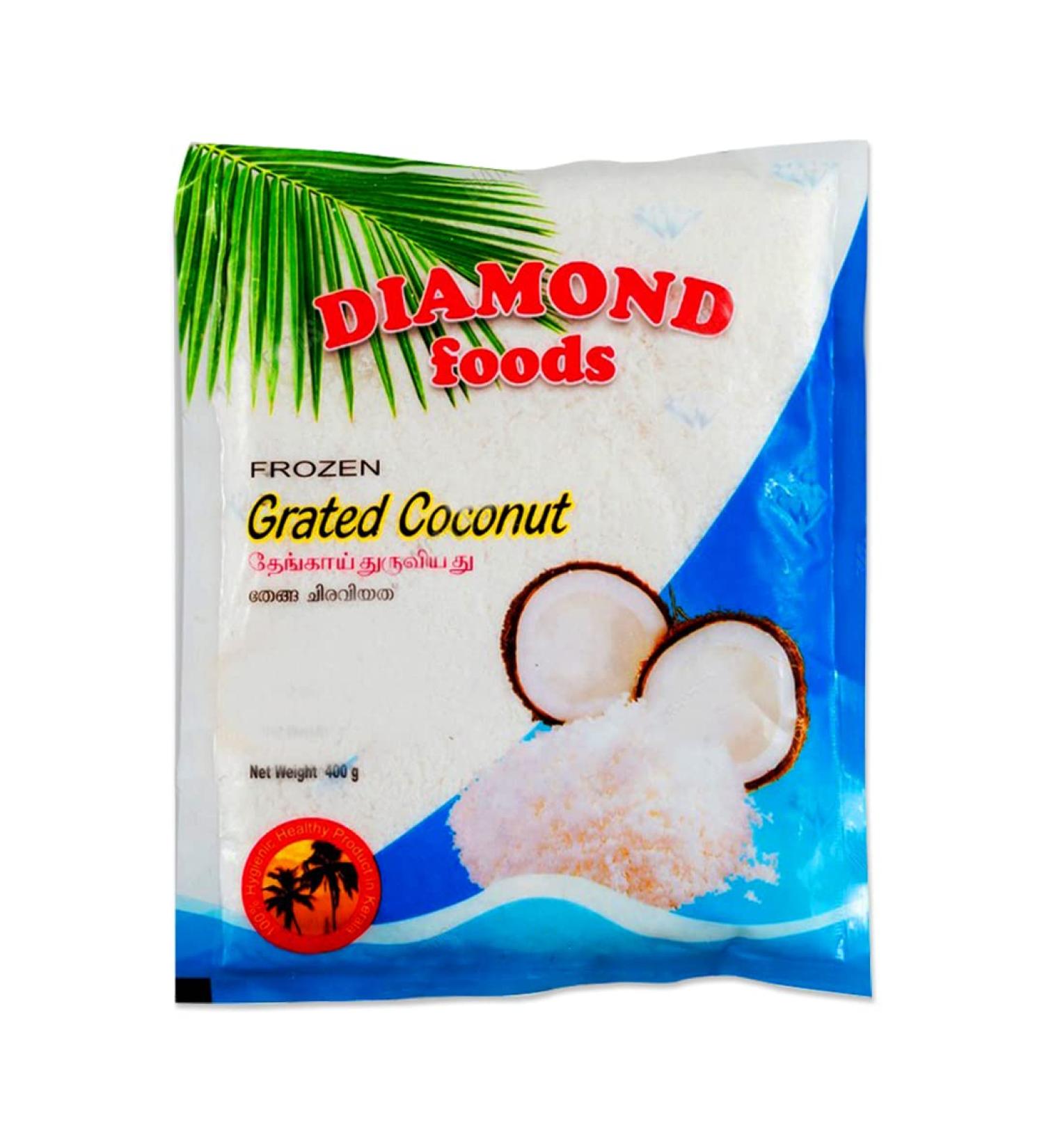 Diamond Grated Coconut | 400G | 100% Fresh | Indian Origin
