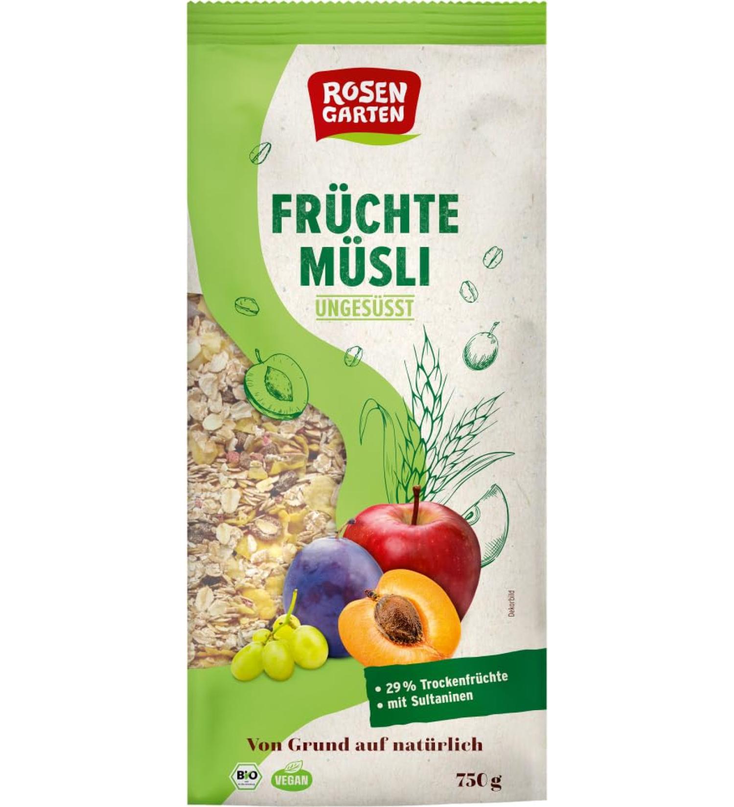 Rosengarten Organic Rosengarten Muesli (1 x 750 g)