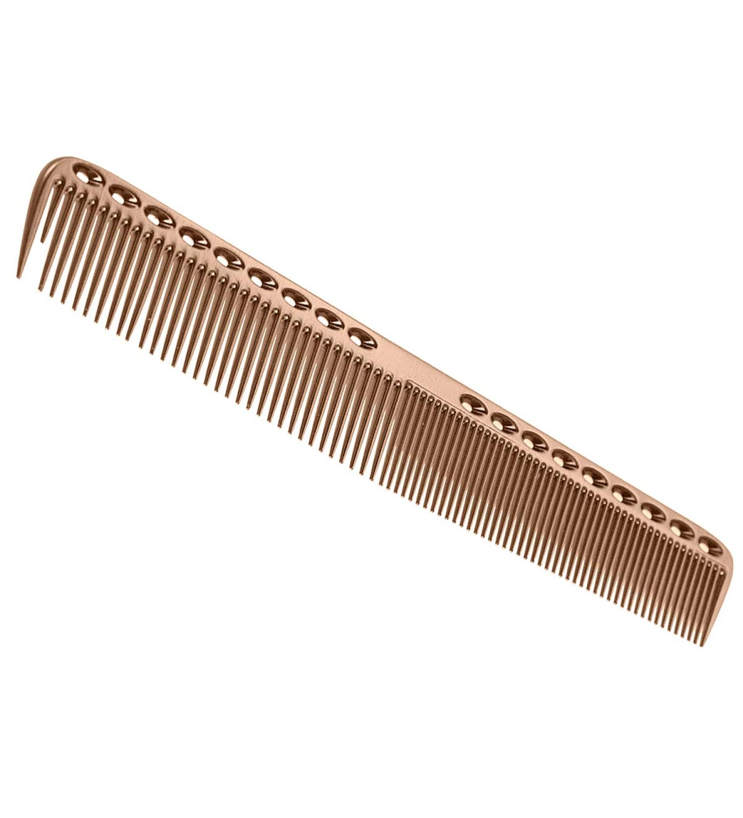 Professional Aviation Aluminum Metal Cut Hair Combs - Rose Gold Size L - 1 Piece for Salons - Buy Online on GoSupps.com