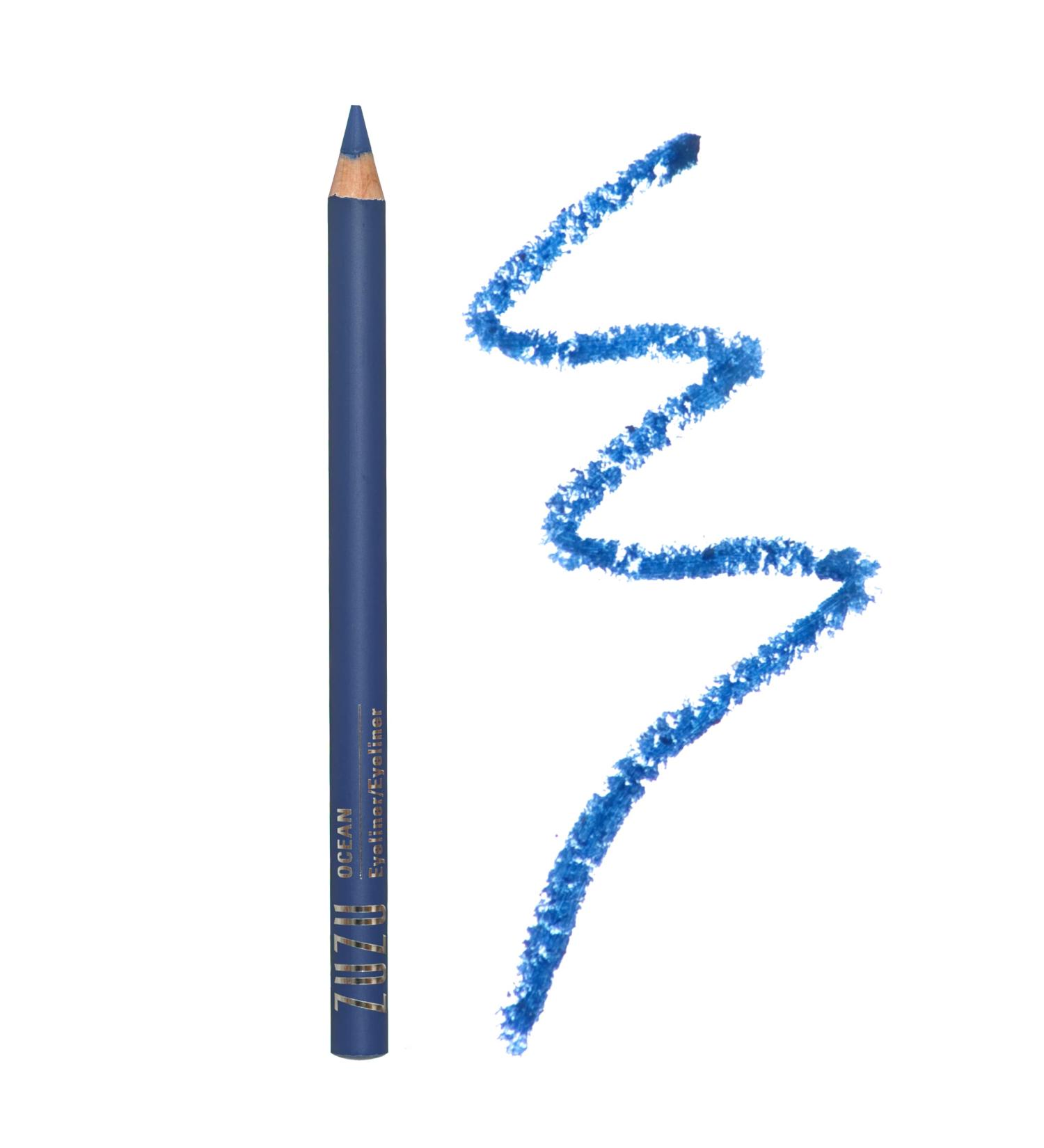 ZUZU LUXE Eye Defining Pencil Eyeliner (Ocean Navy) - Jojoba Seed Oil Infused Formula - Paraben-Free, Vegan, Gluten-Free, Cruelty-Free - 0.04 oz - Buy Online on GoSupps.com