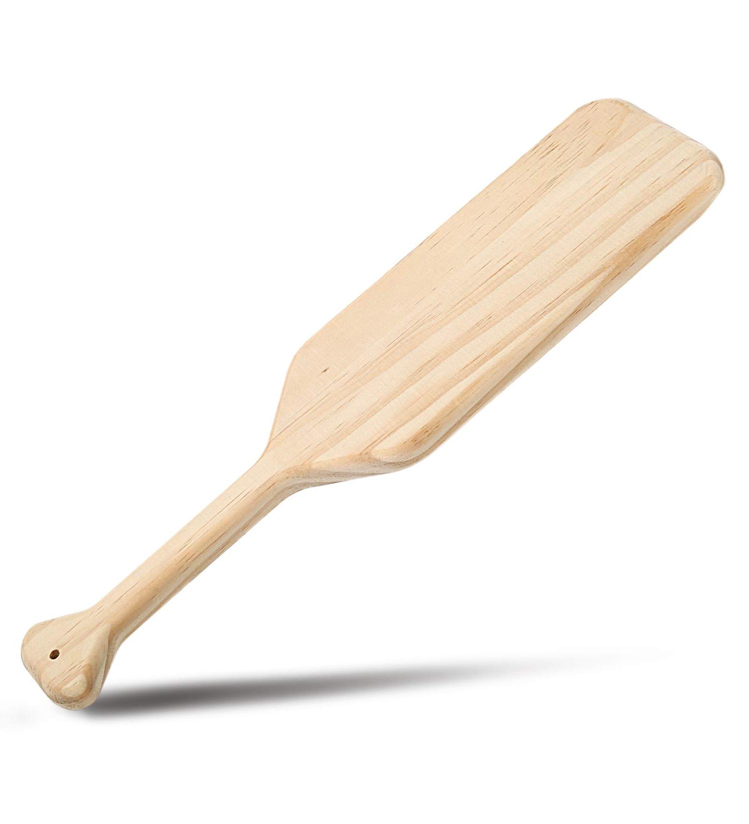 Pllieay 15 Inch Unfinished Wooden Paddle - Solid Pine DIY Craft Wood for Nautical Projects and Home Decoration - Buy Online on GoSupps.com