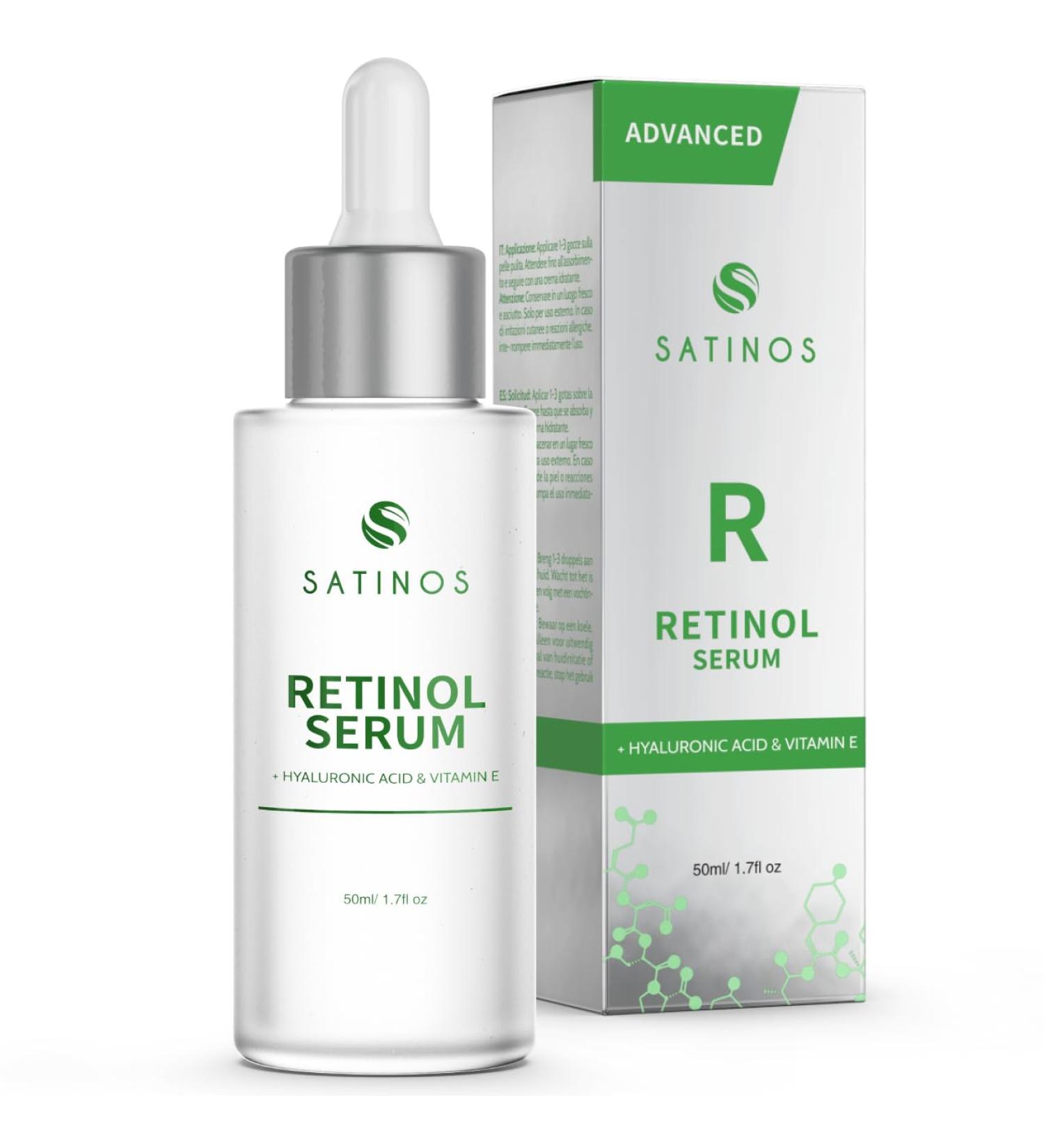 Best Retinol Serum with Hyaluronic Acid for Microneedling | Anti-Aging & Wrinkle Relief | Test Winner | 50 ml - Buy Online on GoSupps.com