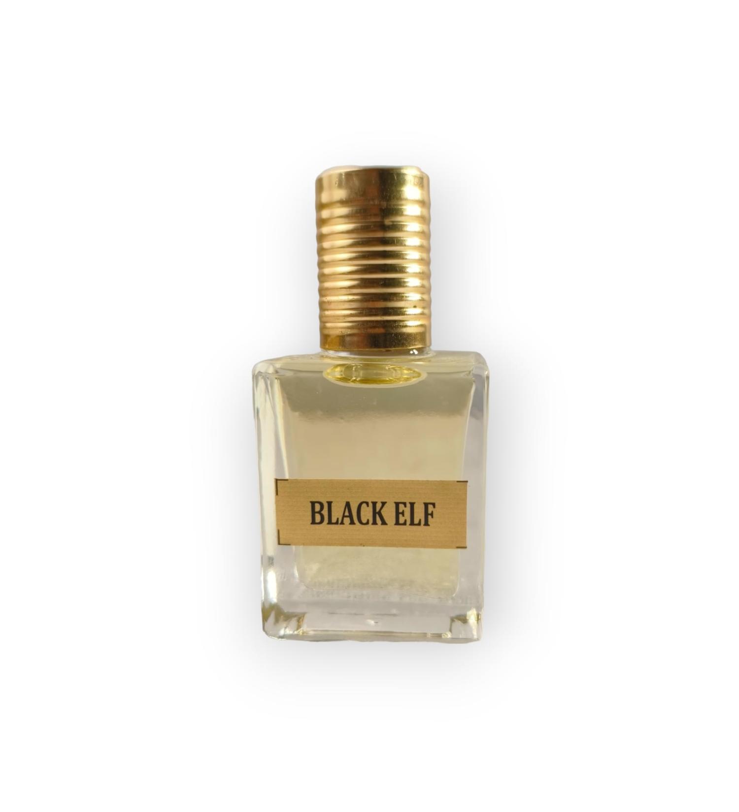 Black Elf Premium Attar-Atar Perfume Oil Fragrance for Men and Women Unisex Parfume Scent Spray Long Lasting Roll On Essential Oil Itar Semi Natural Non Alcoholic Size Volume: 12ML (0.4 Fl Oz). - Buy Online on GoSupps.com