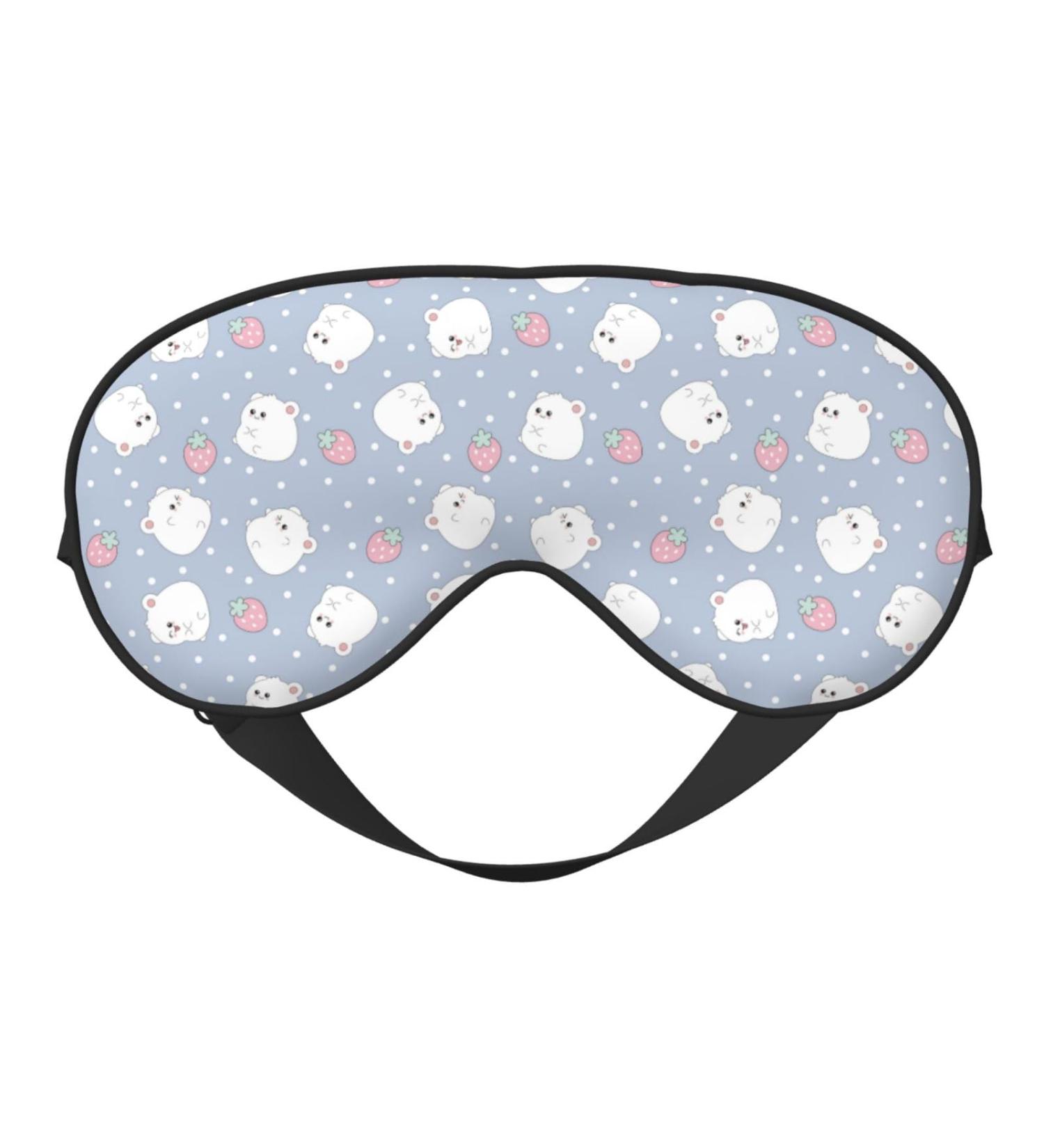 Cute Hamster Sleep Mask | Adjustable Double-Sided Eye Covers for Soft Sleep & Eye Edema Relief | International Shipping Available - Buy Online on GoSupps.com