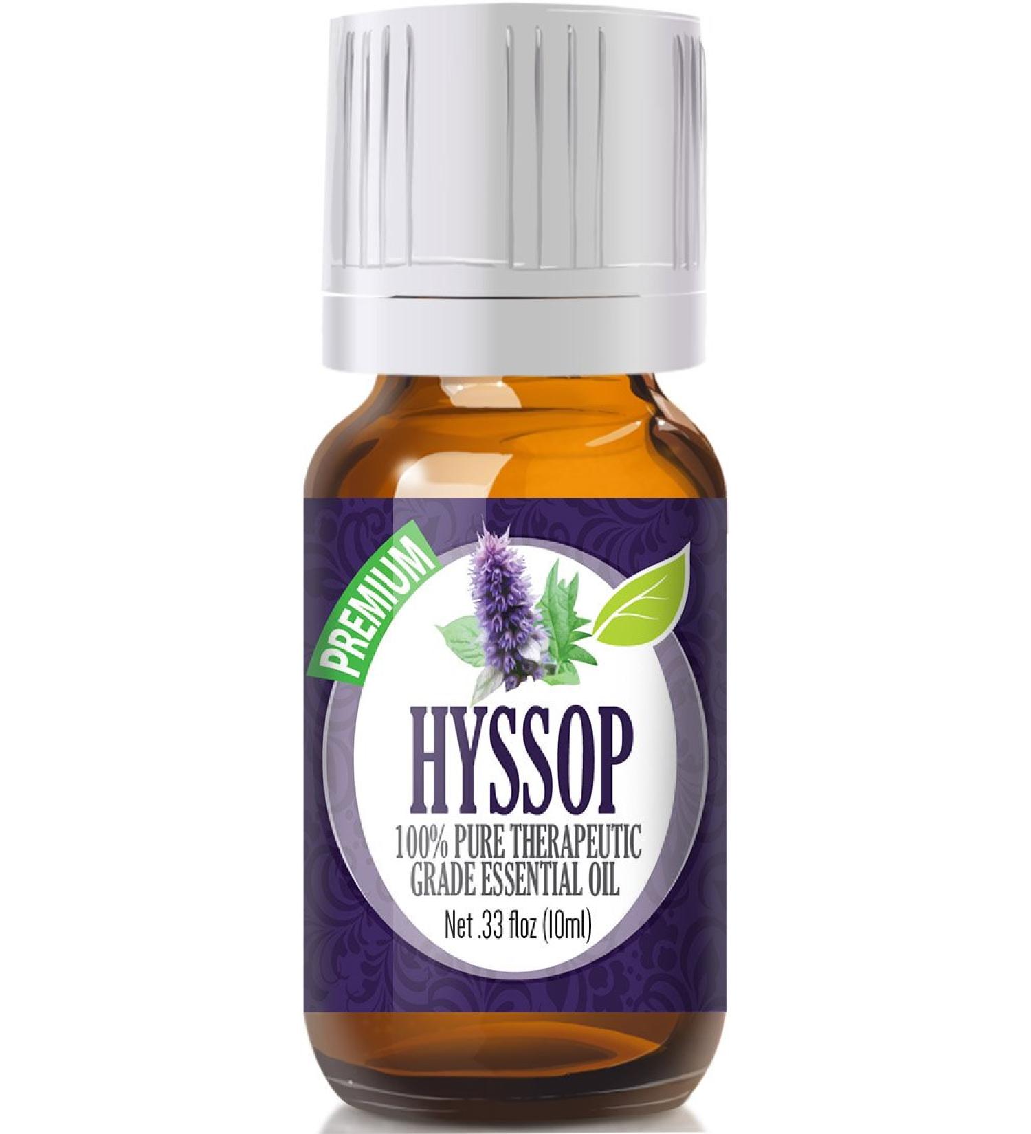 Healing Solutions 10ml Oils - Hyssop Essential Oil - 0.33 Fluid Ounces