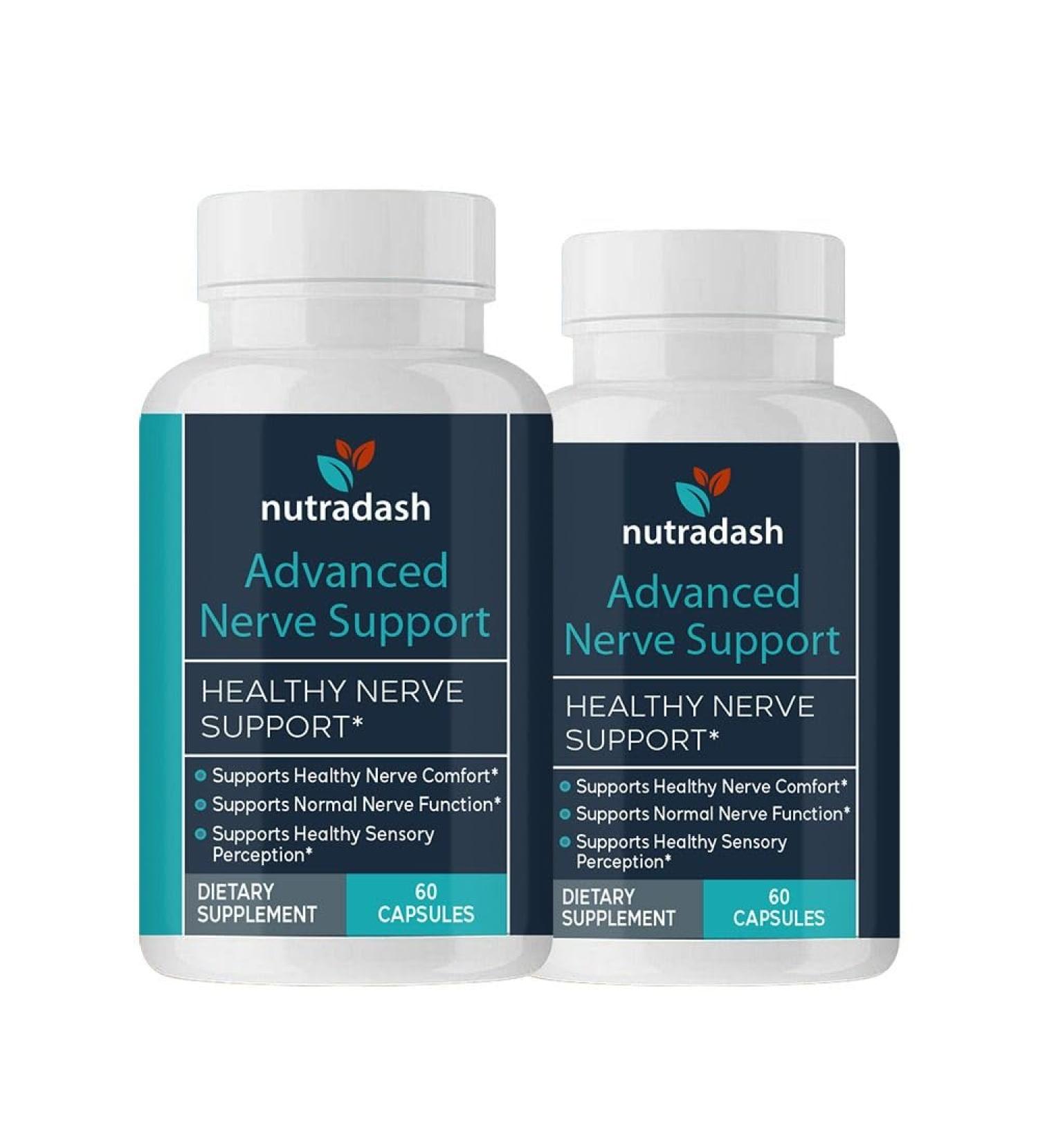 (2 Pack) Advanced Nerve Support - Advanced Nerve Support - Advanced Nerve Support Formula (120 Capsules - 2 Month Supply)