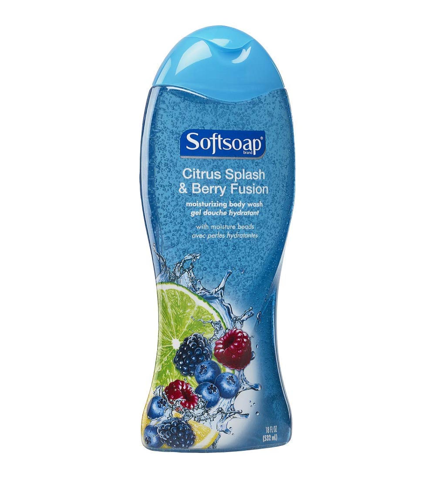 Softsoap Splash and Berry Fusion Moisturizing Body Wash Citrus 18 Fl Oz