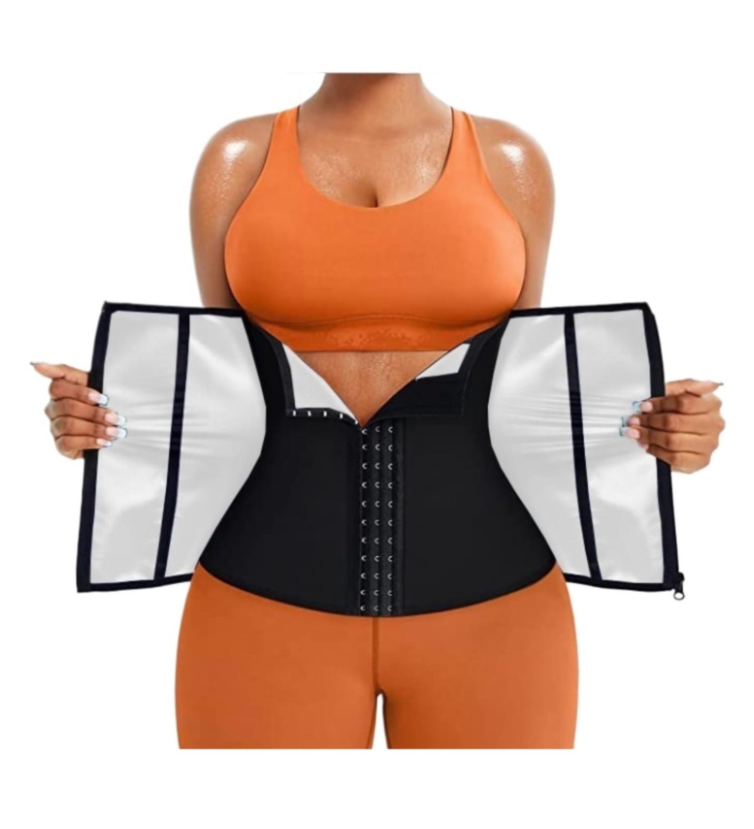 HKDYWTNB Back Brace Lumbar Support Waist Trainer Trimmer Corset Weight Loss Tummy Wrap Workout Belt Sweat Belly Band Waist Belt(Silver X-Large) X-Large Silver - Buy Online on GoSupps.com