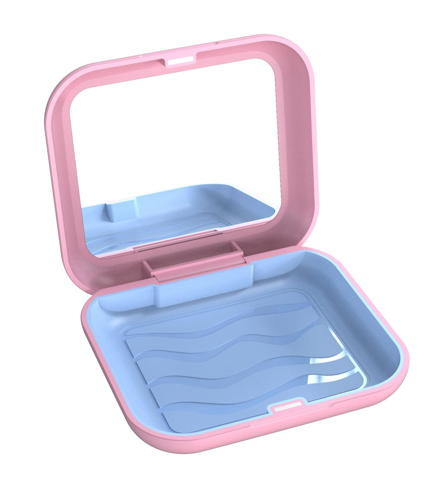 BVN Pink Denture Box | Travel-Friendly Container for Braces & Dentures | Durable & Stylish - Buy Online on GoSupps.com