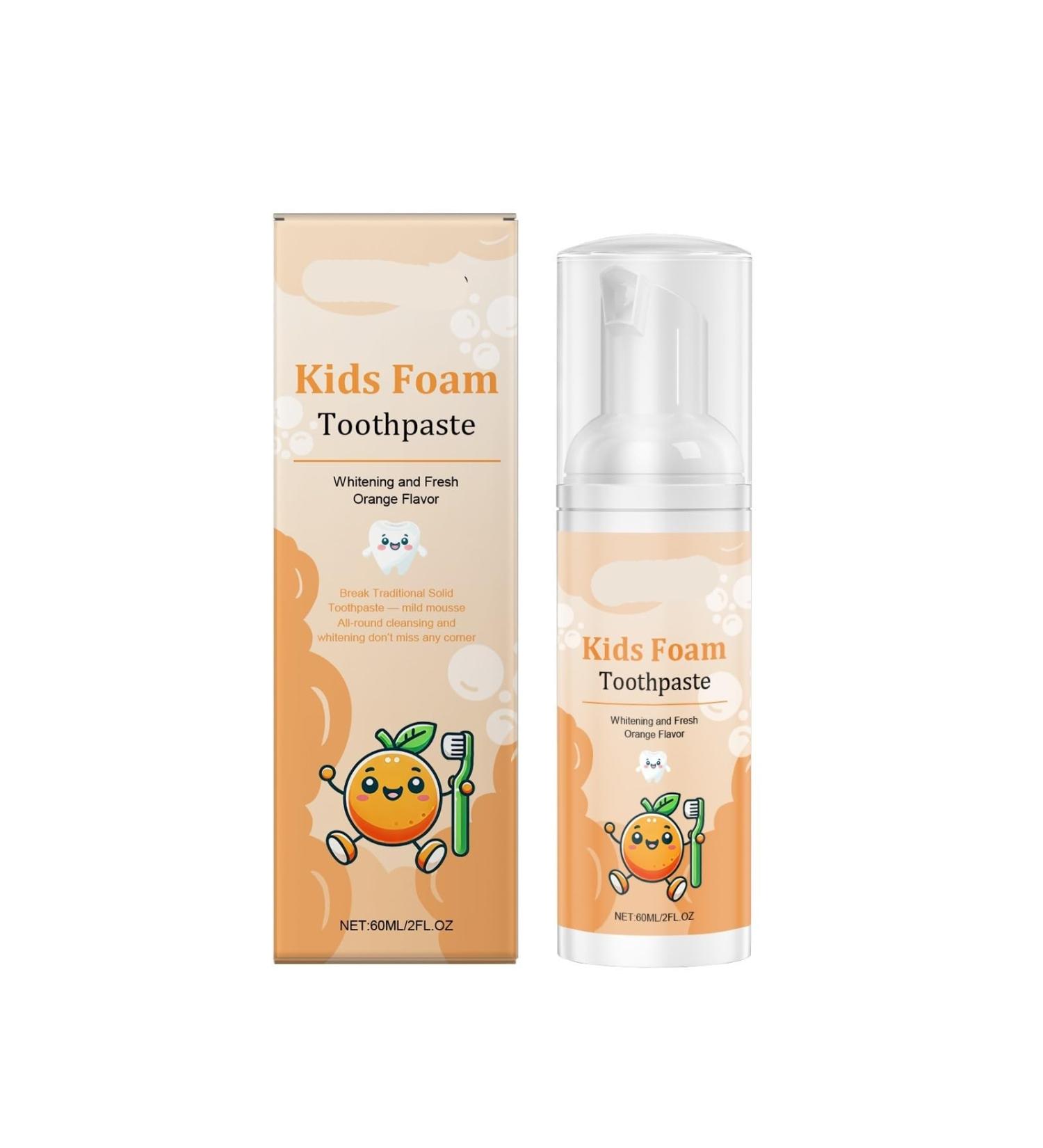 KLYso Gentle Oral Care Kids Toothpaste - Press-Type Teeth Cleaning for Fresh Breath and Stain Removal(1PCS) - Buy Online on GoSupps.com