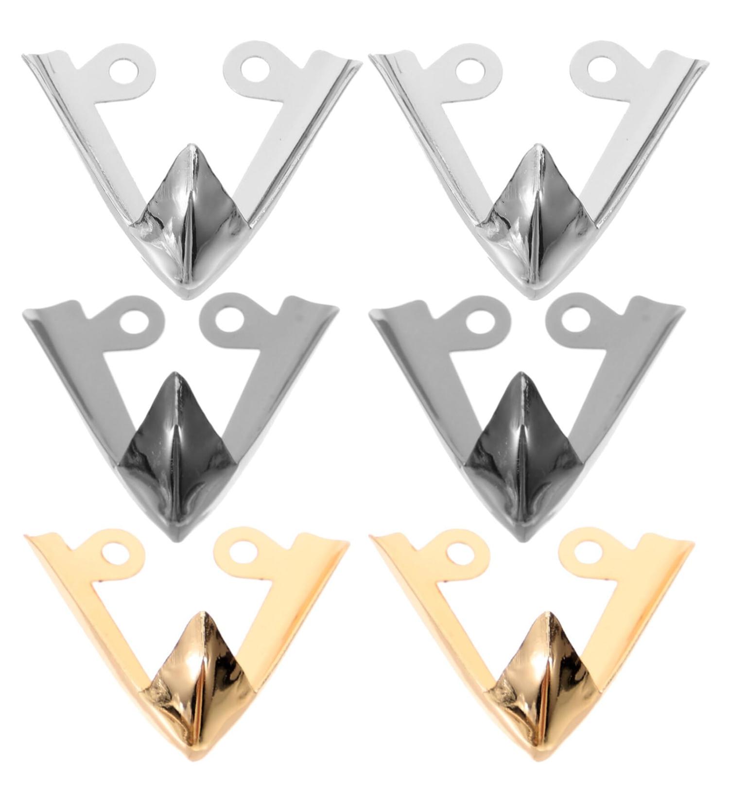 CALLARON Metal Shoes Protector 3 Pairs Pointed Toe Caps for High Heels | Elegant Tip Covers & Pumps Decoration | Durable Shoe Repair Charms - Buy Online on GoSupps.com
