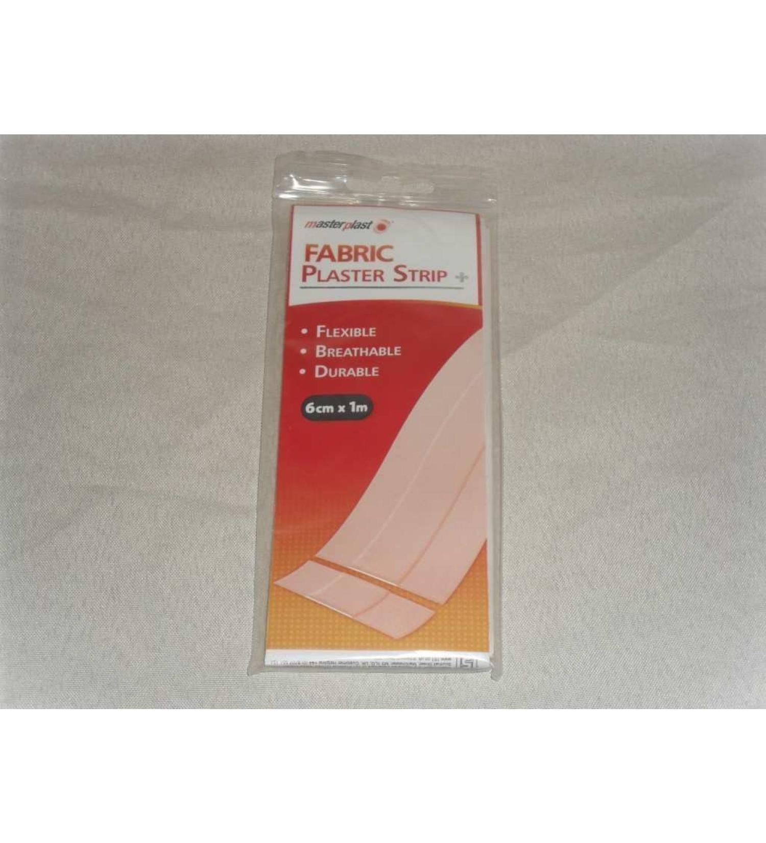 Masterplast - Fabric Plaster Strip - 6cm x 1m One Size