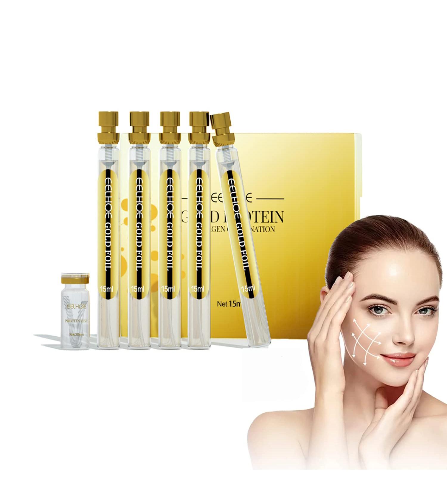  Nexolla Lifting Collagen Thread Absorbable Collagen Thread Lifting Set Protein Thread Reduction Wrinkles Skin Moisturizing Firming (15ml+20PCS) - Buy Online on GoSupps.com