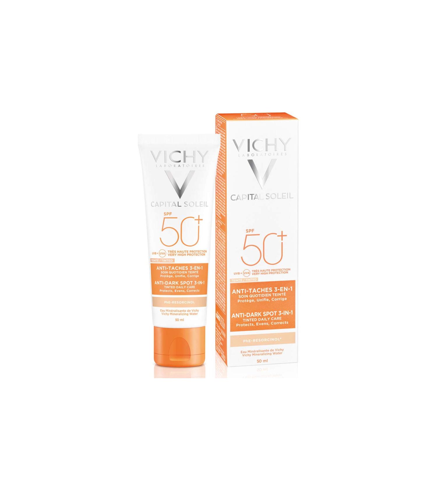 Vichy Ideal Soleil Anti-Pigment Spots SPF 50+ - 50ml (1 Pack) | Sun Protection & Skin Care - Buy Online on GoSupps.com