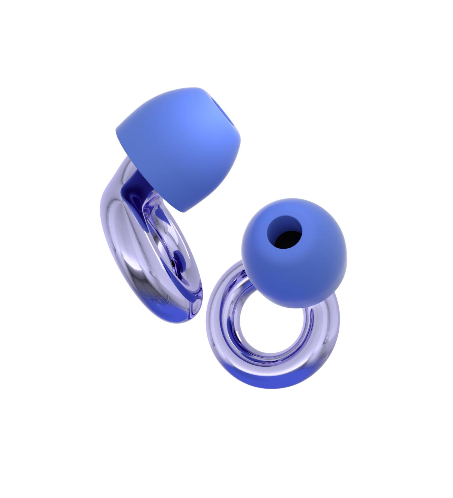 Loop Equinox High-Fidelity Reusable Earplugs - Colourful Hearing Protection for Music & Events - 18 dB Noise Reduction - Sapphire - Buy Online on GoSupps.com