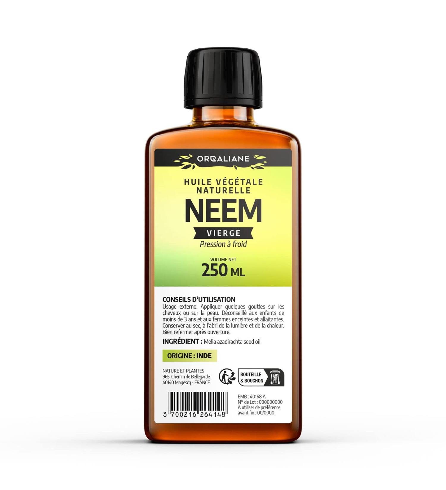 Neem Oil 250ml - 100% Pure Cold Pressed Vegetable Oil - Home and Garden - Buy Online on GoSupps.com