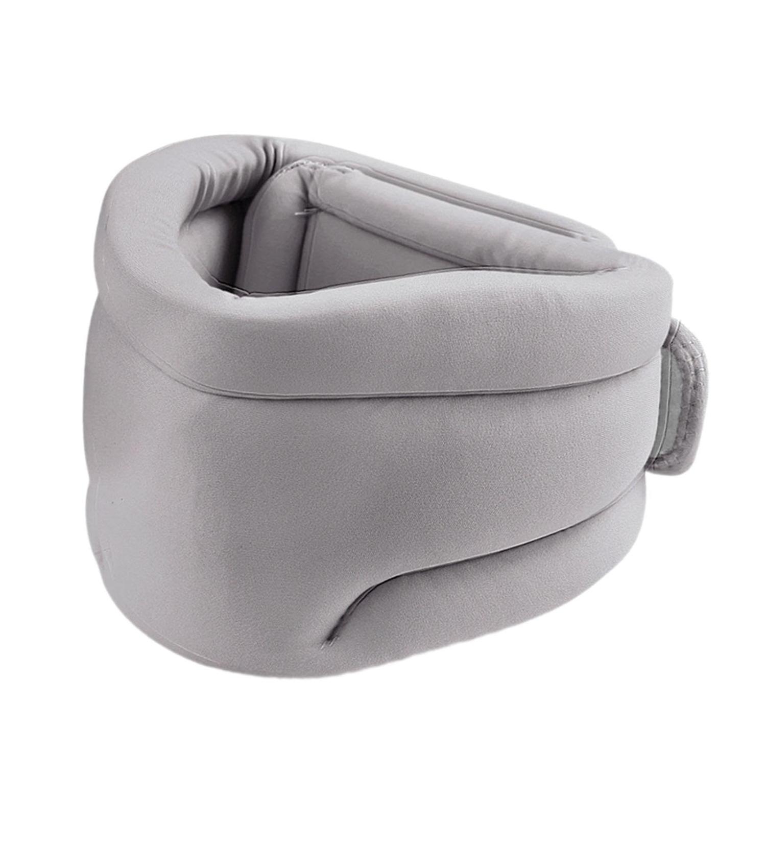 Colcolo Neck Support Brace with Foam Pillow Adjustable Cervicorrect Neck Support for Work & Sleep Gray - Buy Online on GoSupps.com