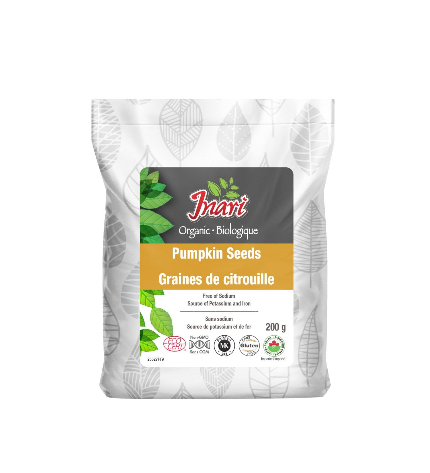 Inari Organic Pumpkin Seeds 200g - Buy Online on GoSupps.com