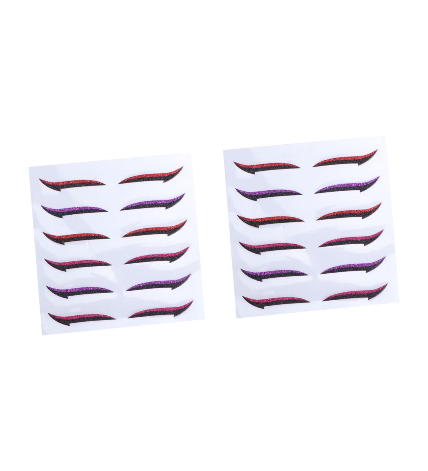 DOITOOL 12 Pairs Glitter Eyeliner Beauty Tools + Accessories Eyeliner Tape Strips Double Eyelid Strips Miss - Buy Online on GoSupps.com