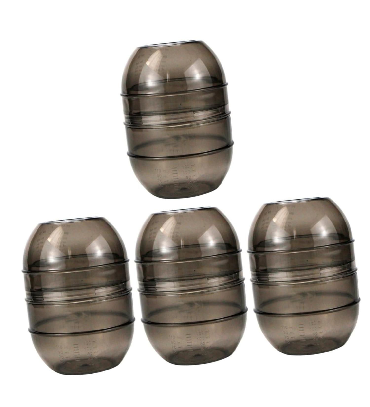 Fomiyes 4-Pack Hair Shaker & Mixing Bowls - Pink & Purple Hair Color Tools for Salons | Perfect for Hair Bleach & Color Mixing | 14x5.5cm - Buy Online on GoSupps.com