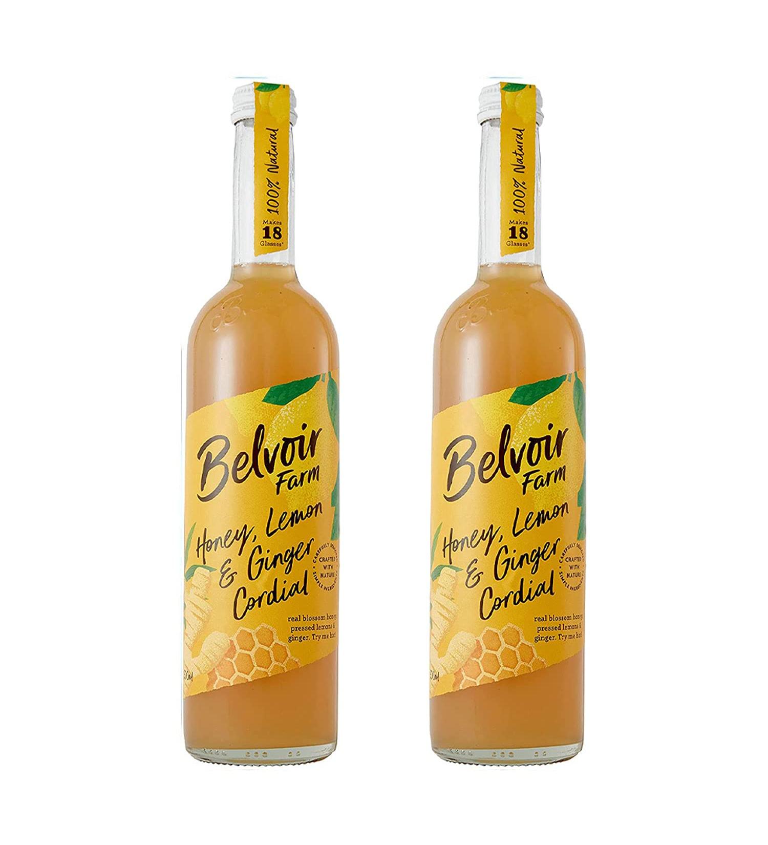 Belvoir Pack of 2 Belvoir Honey Lemon Ginger | 500 ml | Pack of 2