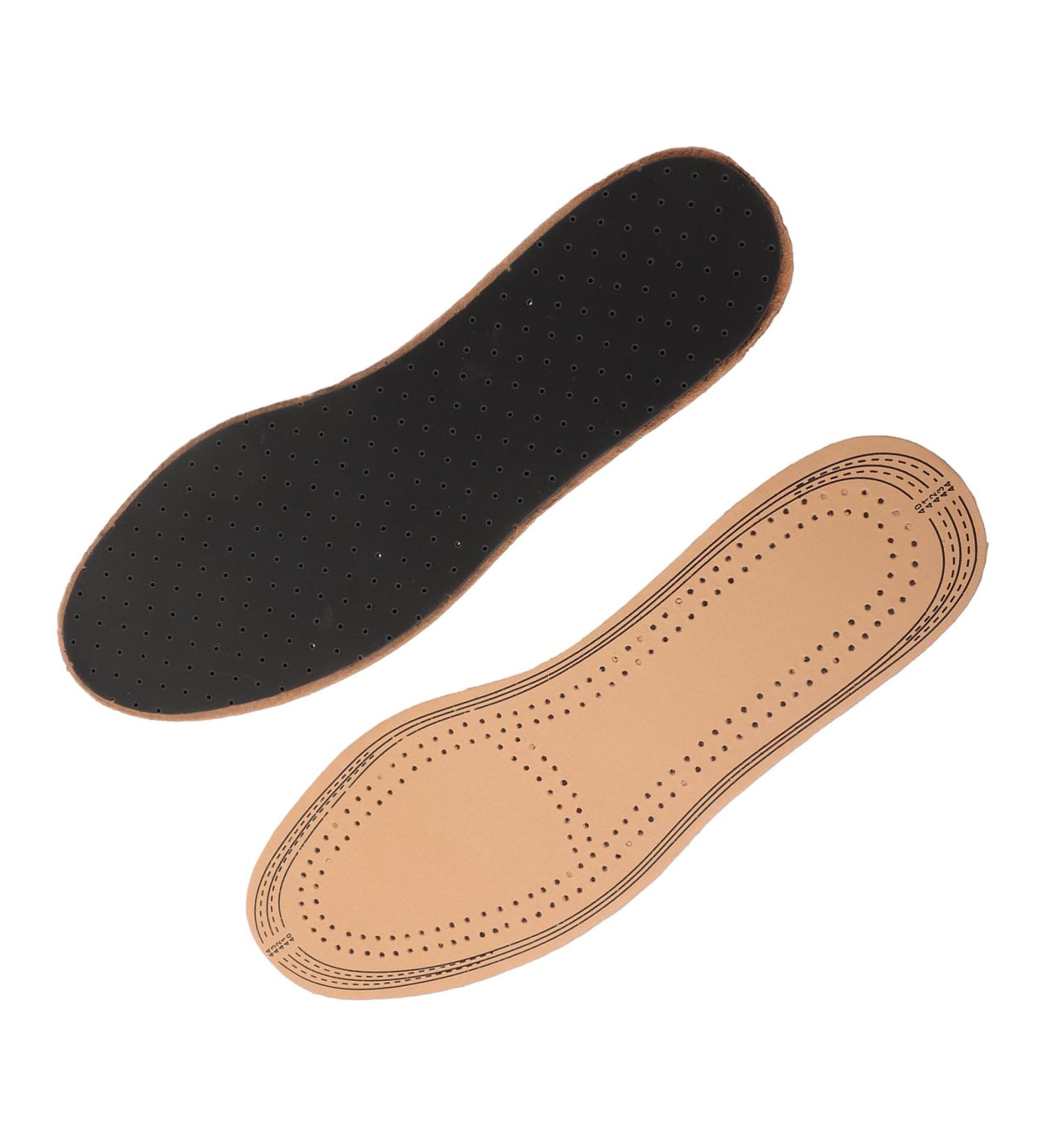 FRCOLOR 2 Pairs Breathable Absorption Insoles - Pigskin & Leather Sports Shoe Pads for Ultimate Comfort - Buy Online on GoSupps.com